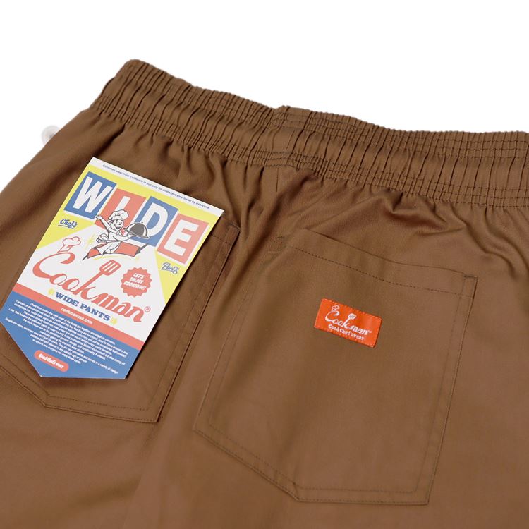 WIDE CHEF PANTS - CHOCOLATE