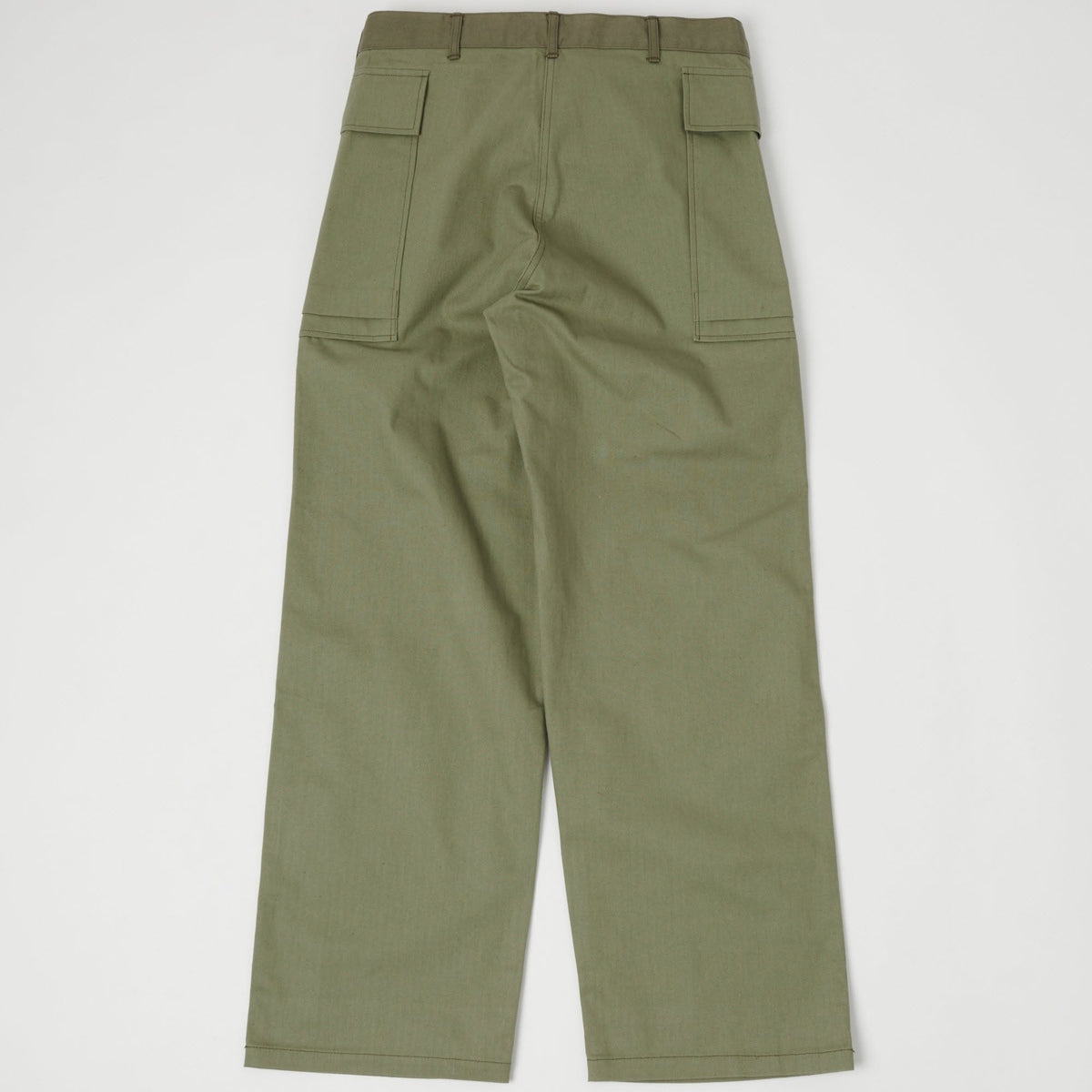 1098 U.S.ARMY HERRINGBONE PANTS - OD GREEN
