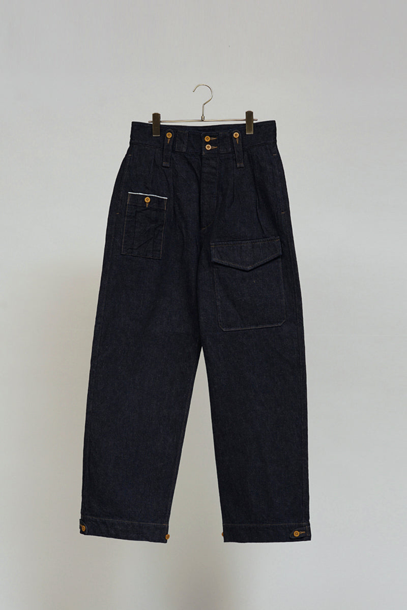 BRITISH ARMY PANT - LOOSE DENIM - INDIGO