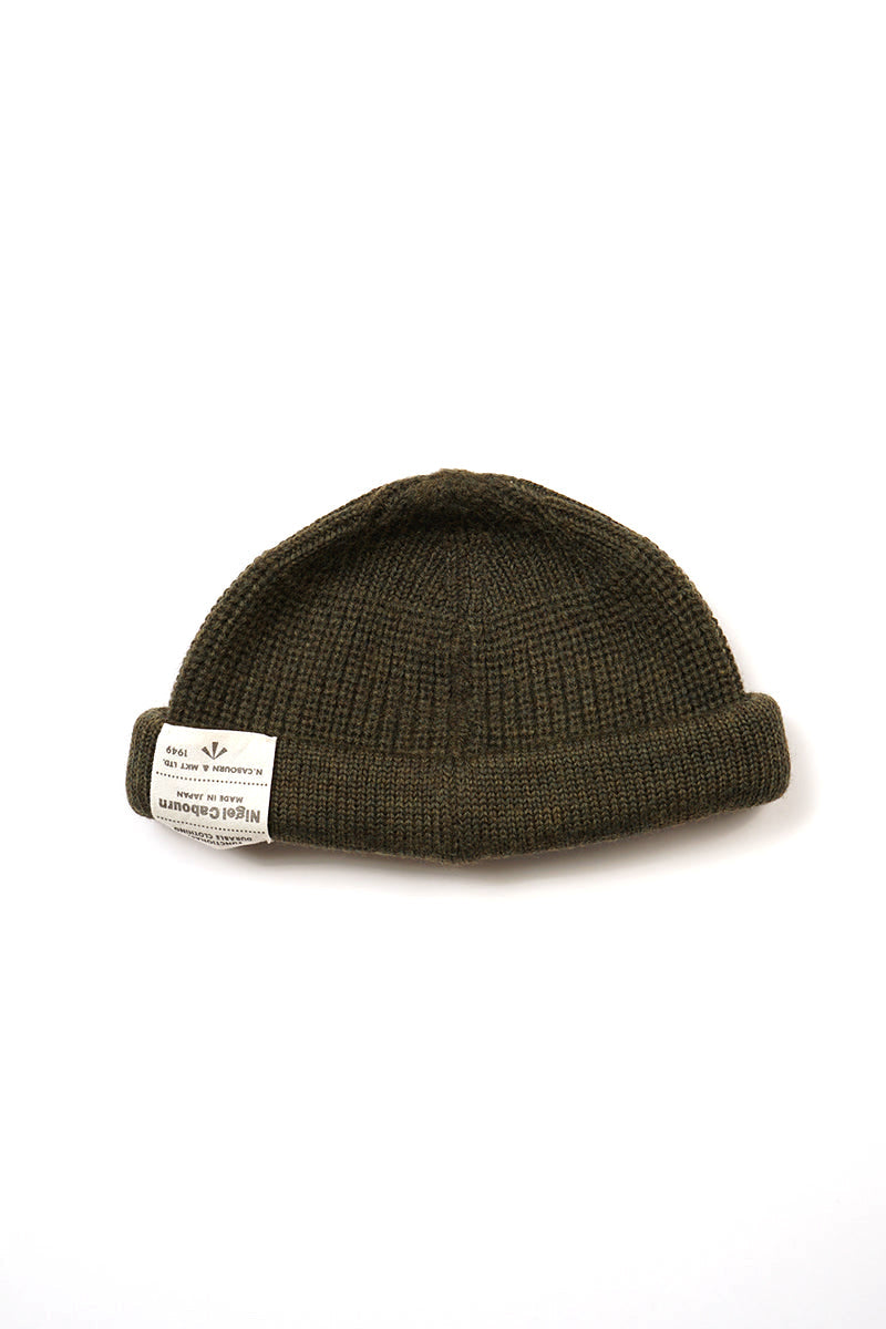 BEANIE WOOL - GREEN