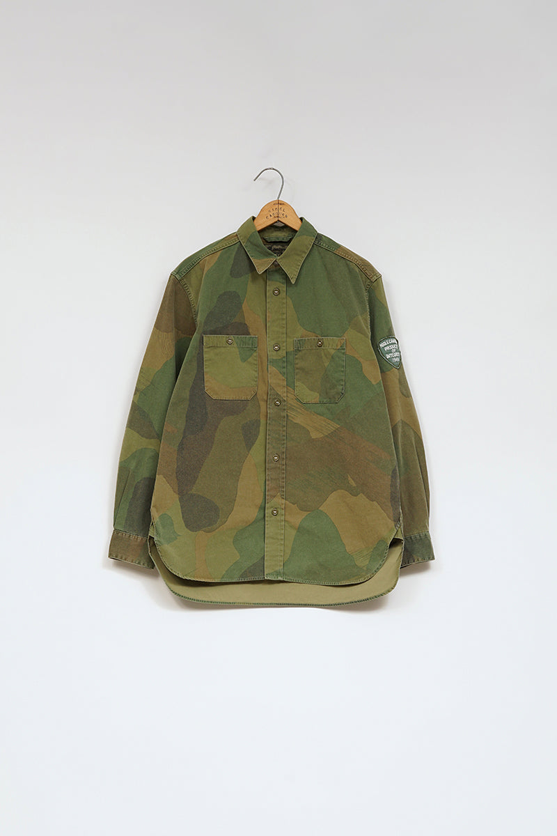 UTILITY SHIRT FADE CAMO - GREEN