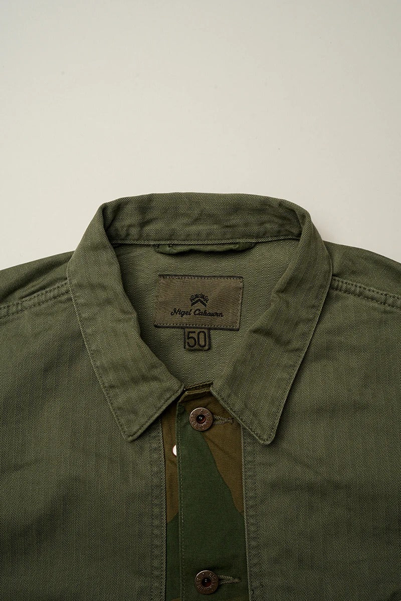 FATIGUE JACKET CAMO - GREEN