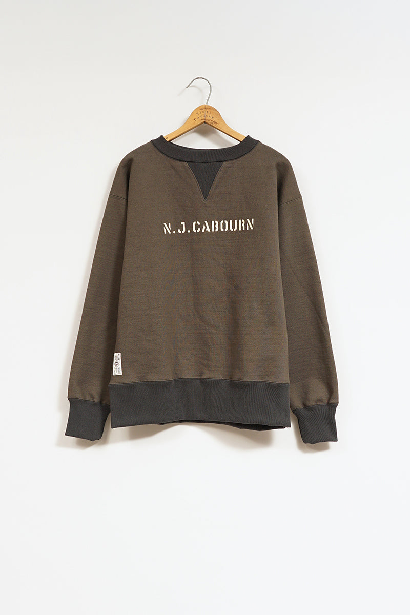 50s CREW NECK 20.5oz LETTERED - CHARCOAL GRAY
