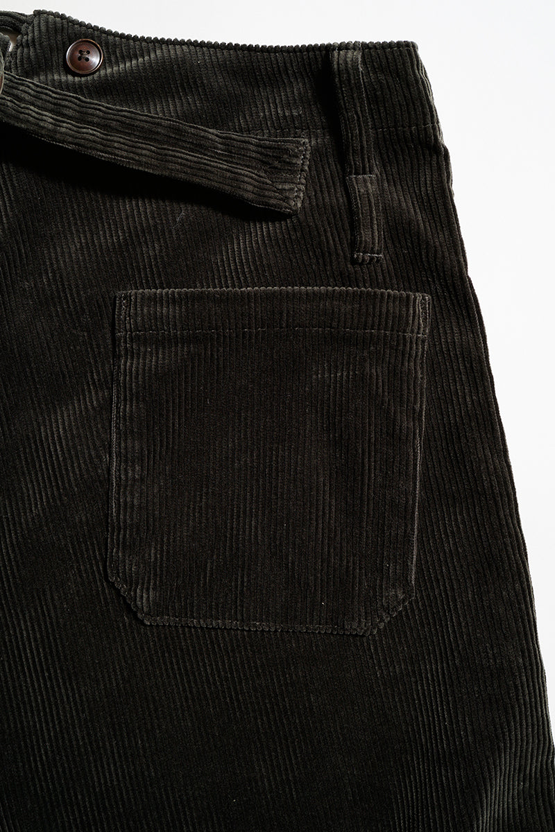 FRENCH WORK PANT 8W CORDUROY - CHARCOAL GRAY