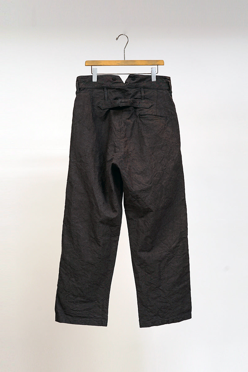 FRENCH WORK PANT HEMP - CHARCOAL GRAY