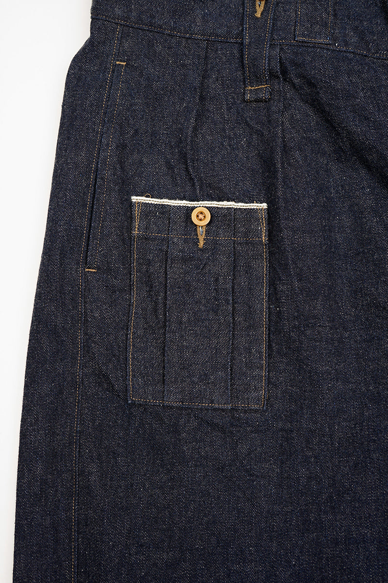 BRITISH ARMY PANT - LOOSE DENIM - INDIGO