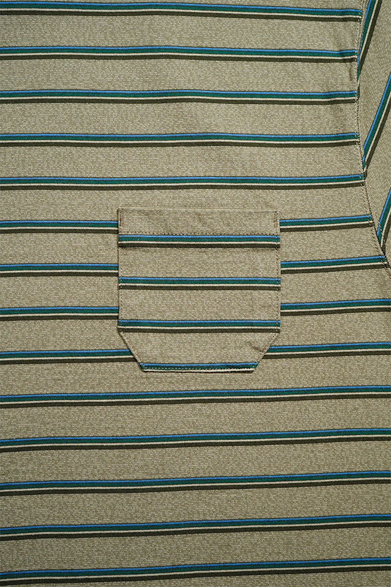 7.8oz BORDER HALF SLEEVE T-SHIRT - GREEN