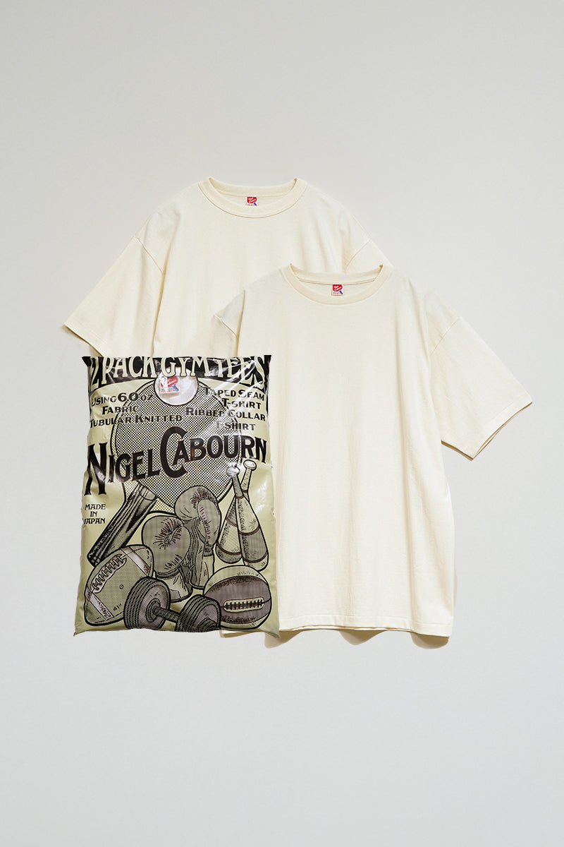 2PACK GYM T-SHIRT - IVORY