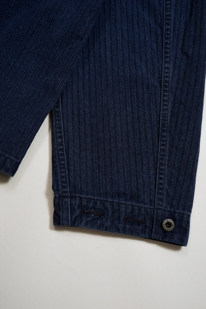 USMC CHORE JACKET HERRINGBONE - INDIGO