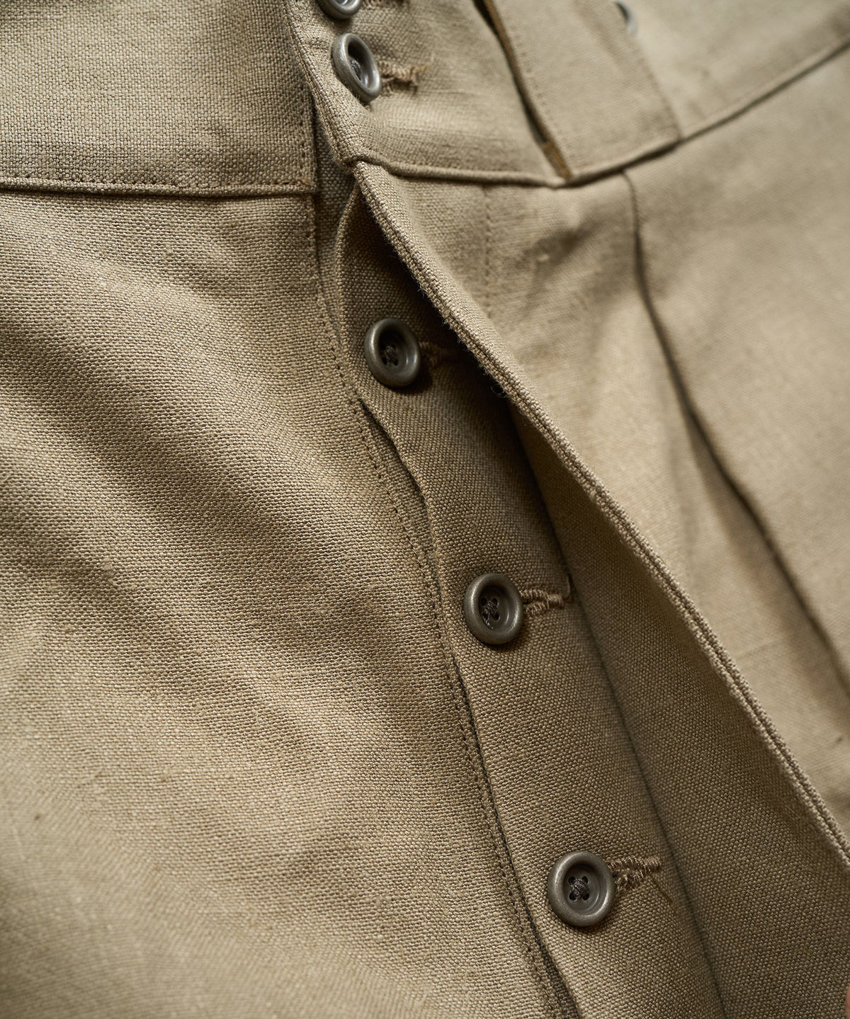 WIDE FRENCH WORK PANT HEMP - KHAKI