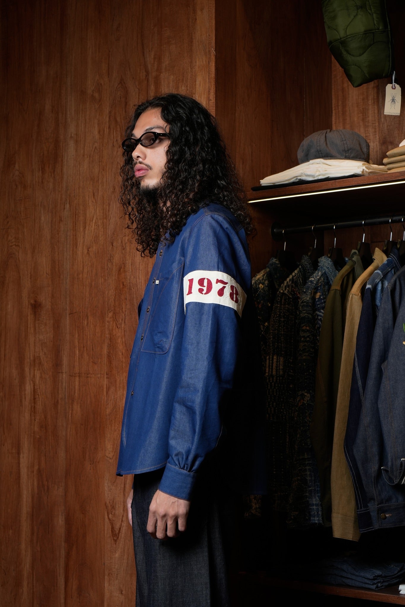 AK/PR/LOT2/SHRT061 4-pocket cycle jersey shirts - 1978 - DARK BLUE