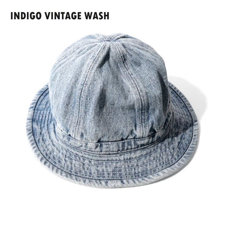 6677 DENIM ARMY HAT - VINTAGE WASH