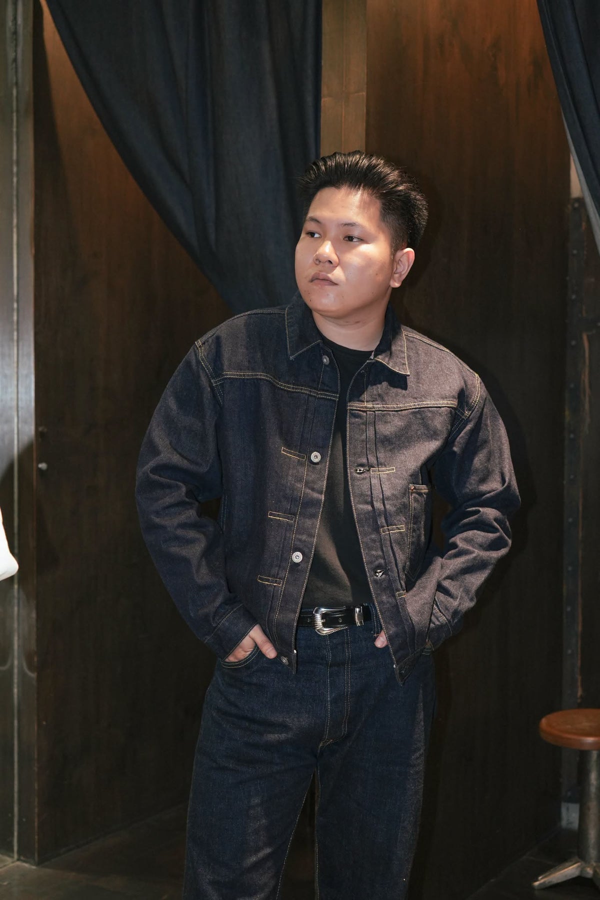 51501 WW2 SELVEDGE DENIM TRUCKER JACKET - INDIGO ONE WASH
