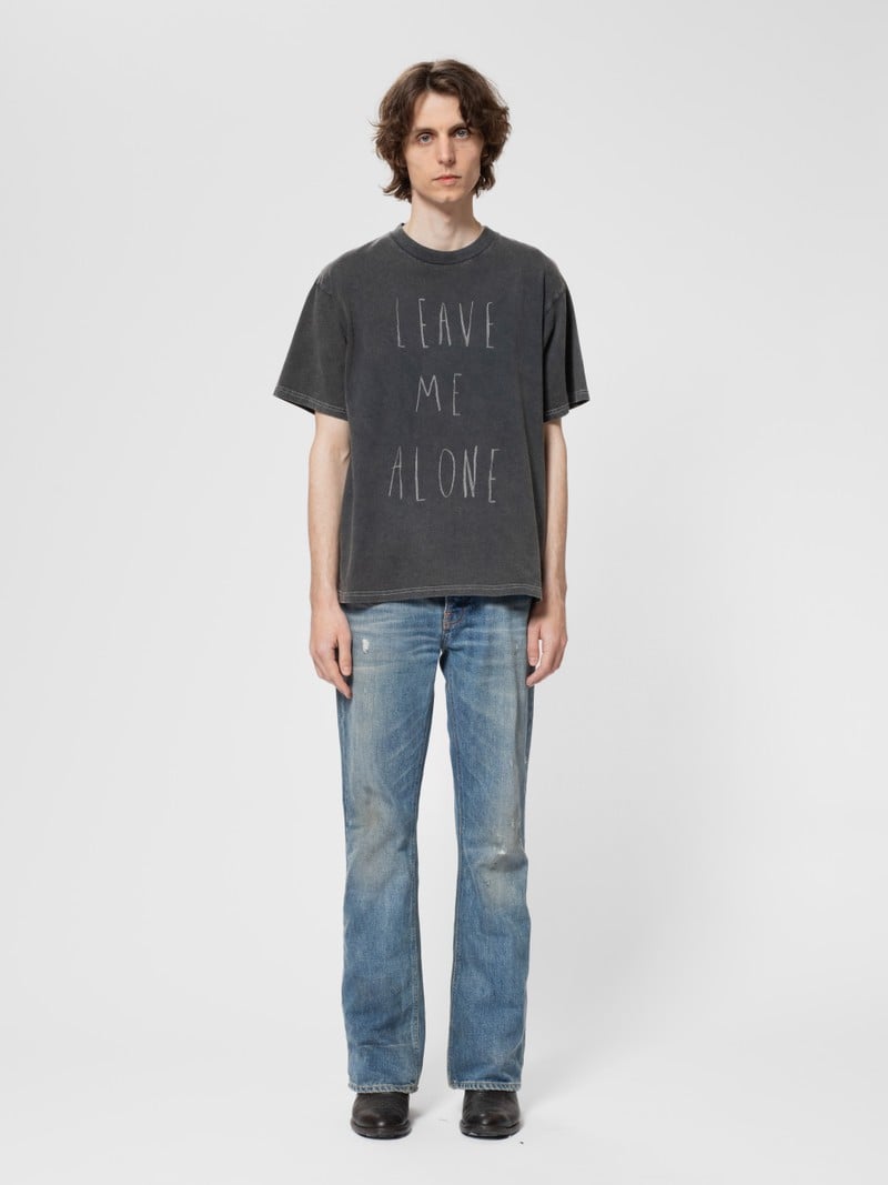 KOFFE LEAVE ME ALONE TEE - ANTRACITE