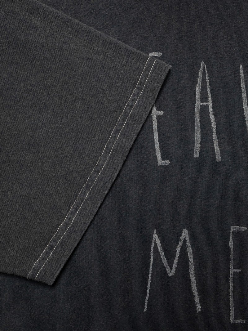KOFFE LEAVE ME ALONE TEE - ANTRACITE