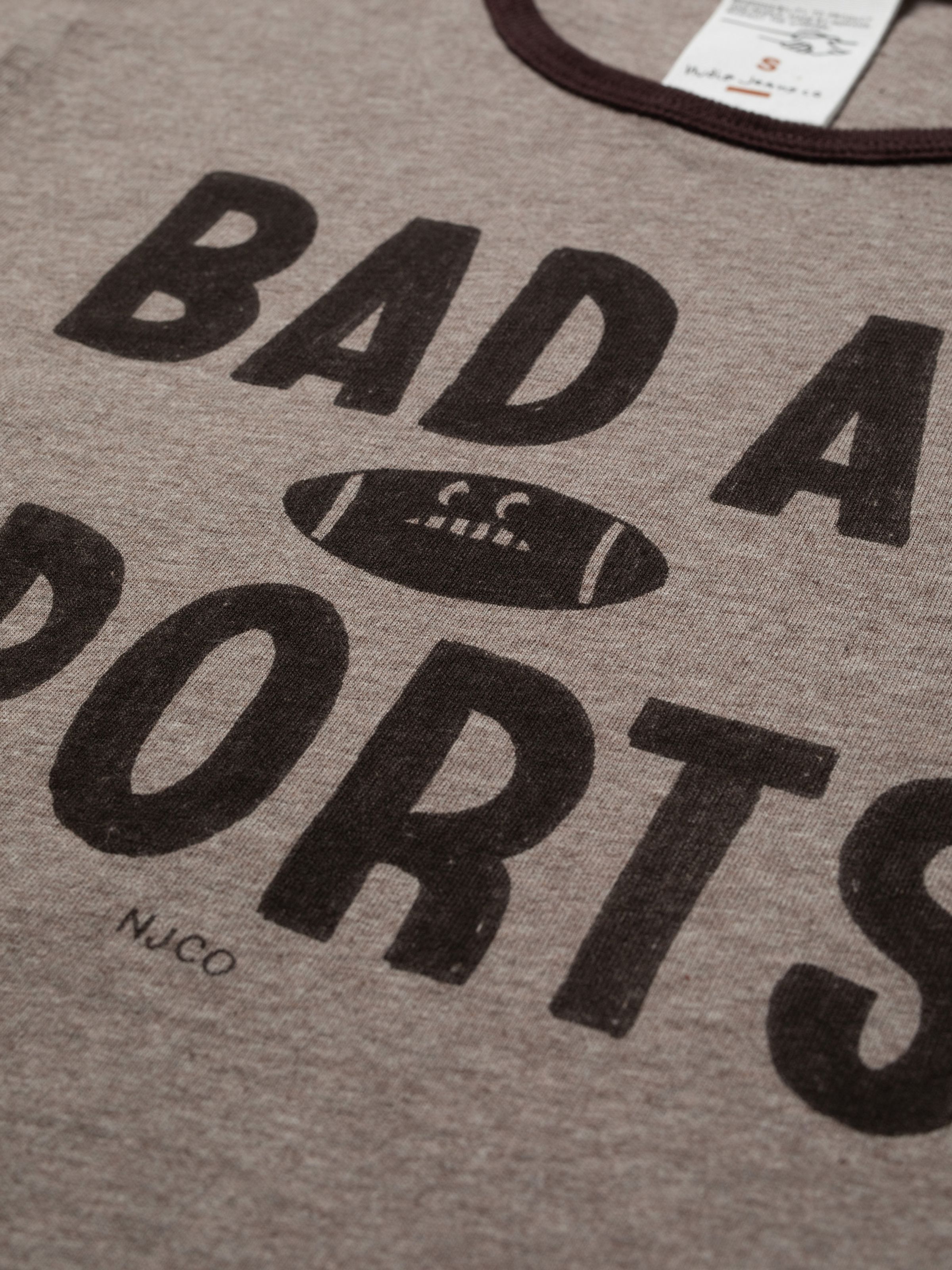 EVE BAD AT SPORT T-SHIRT - BEIGEMELANG