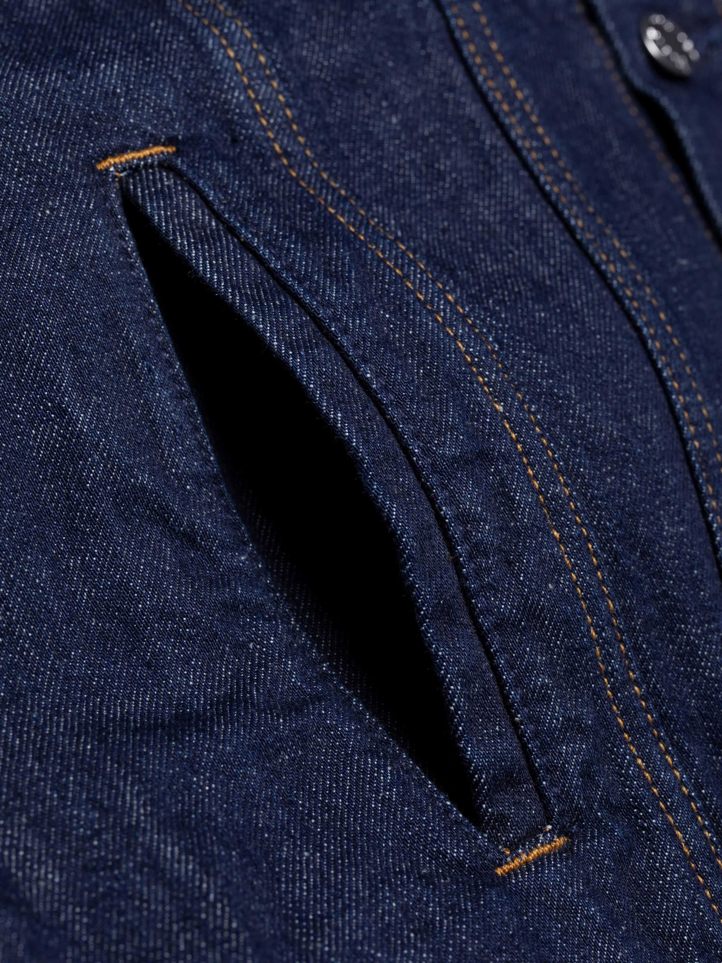 DANNY 40S REDCAST DENIM JACKET - DARK BLUE
