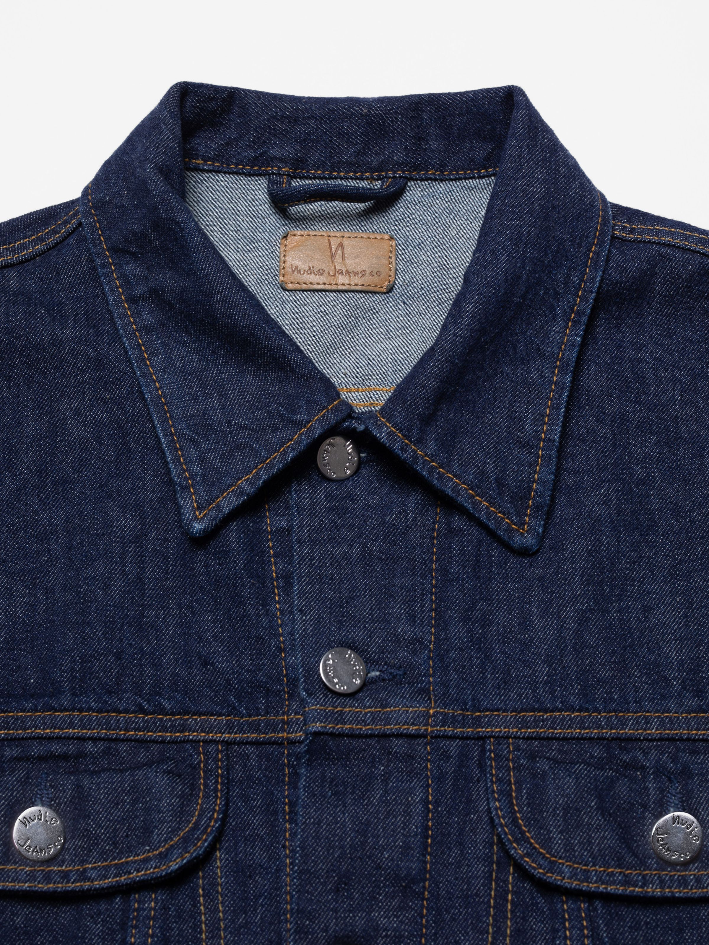 DANNY 40S REDCAST DENIM JACKET - DARK BLUE
