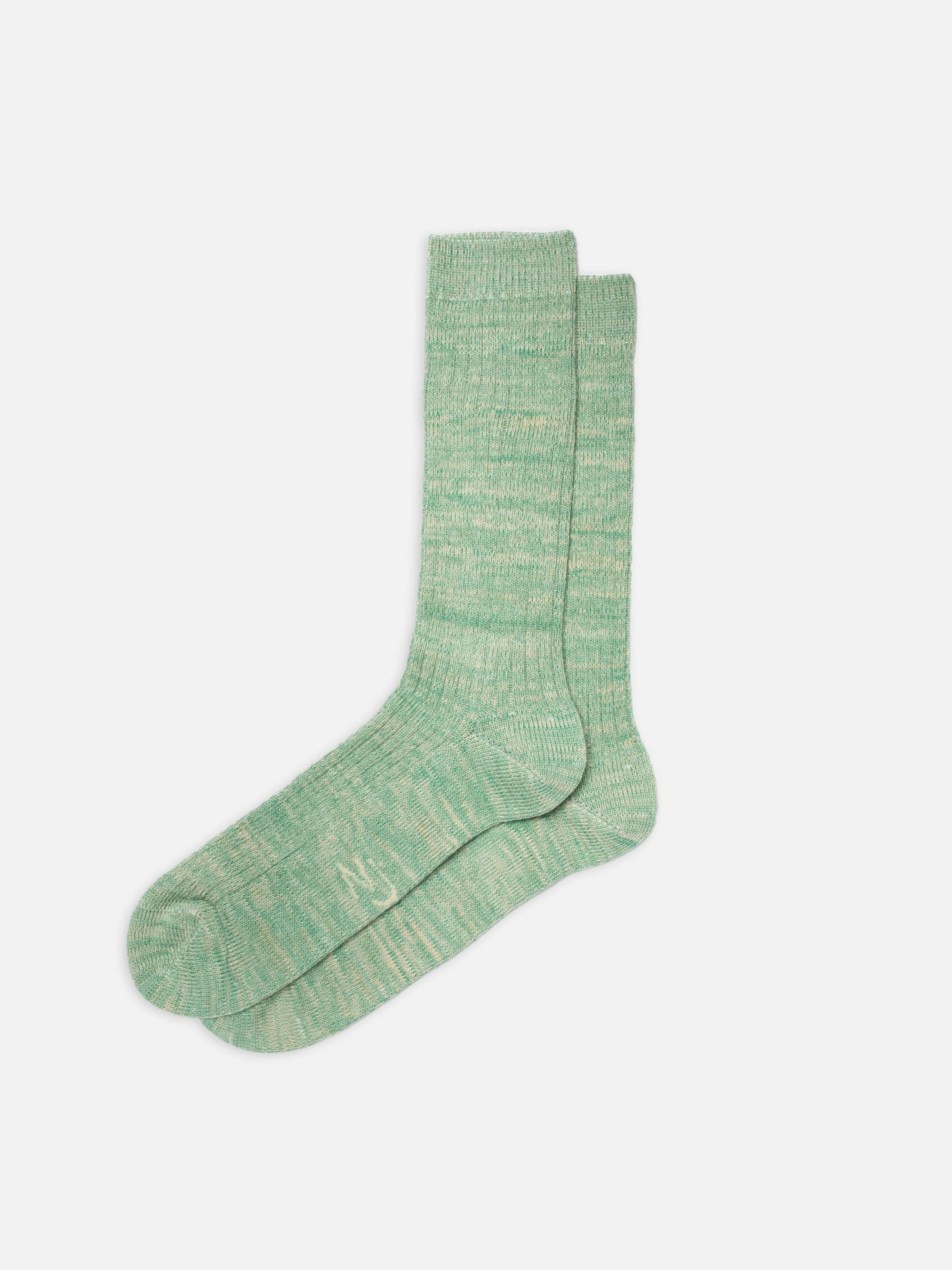 Rasmusson Mens Rib Sock - Turquoise