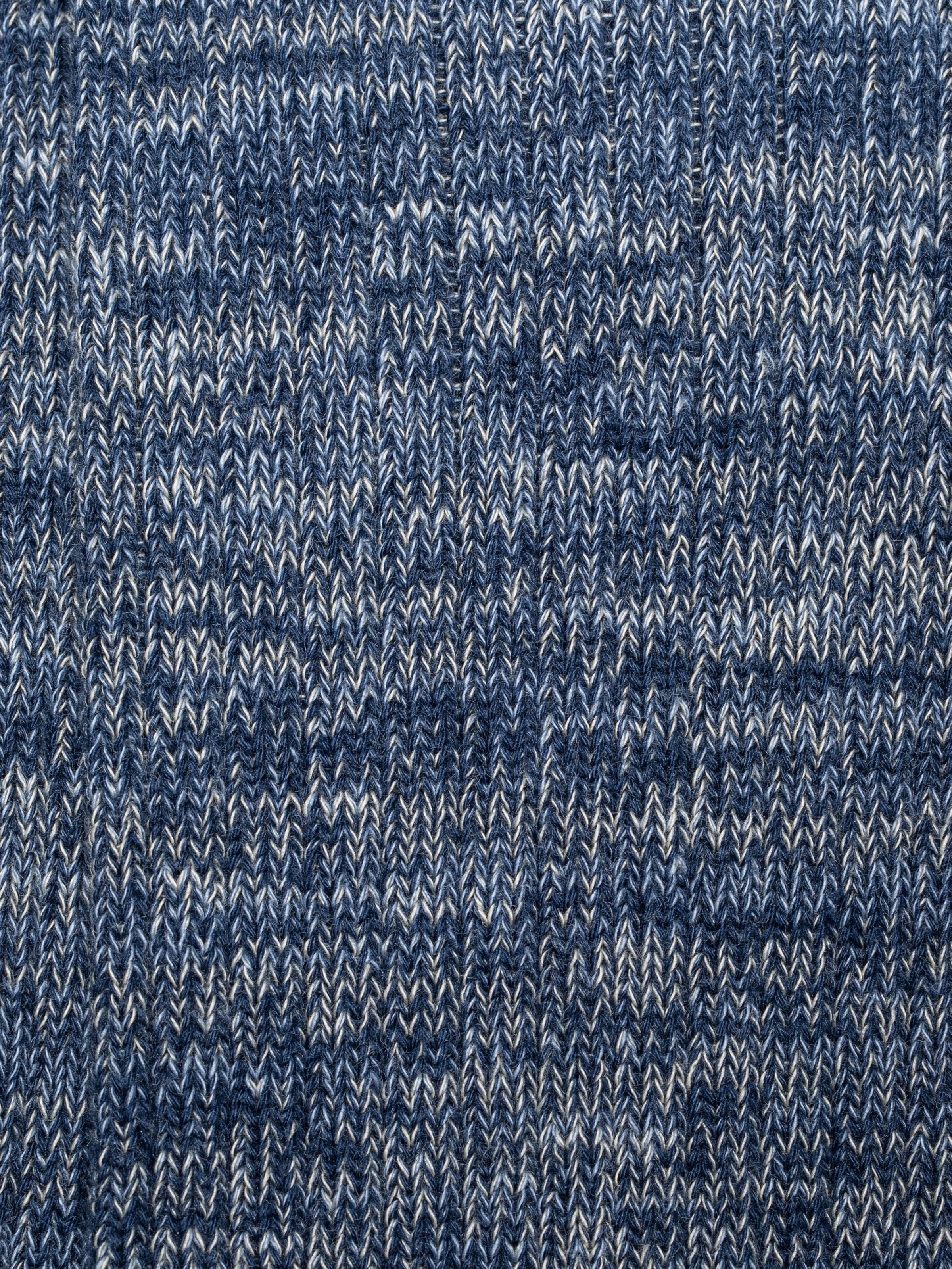 Rasmusson Mens Rib Sock - Blue