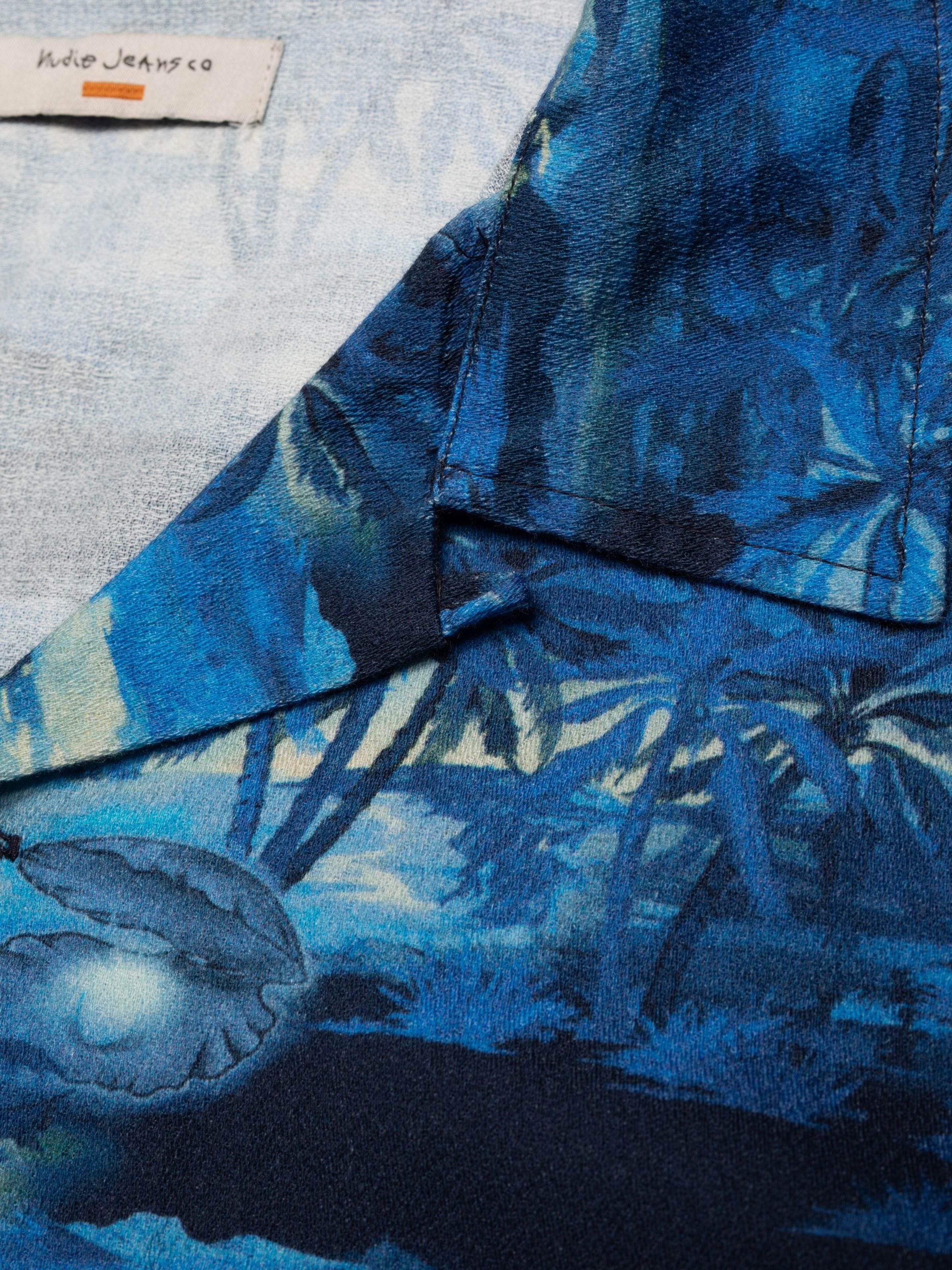Arvid Pearls Hawaii Shirt - Blueberry