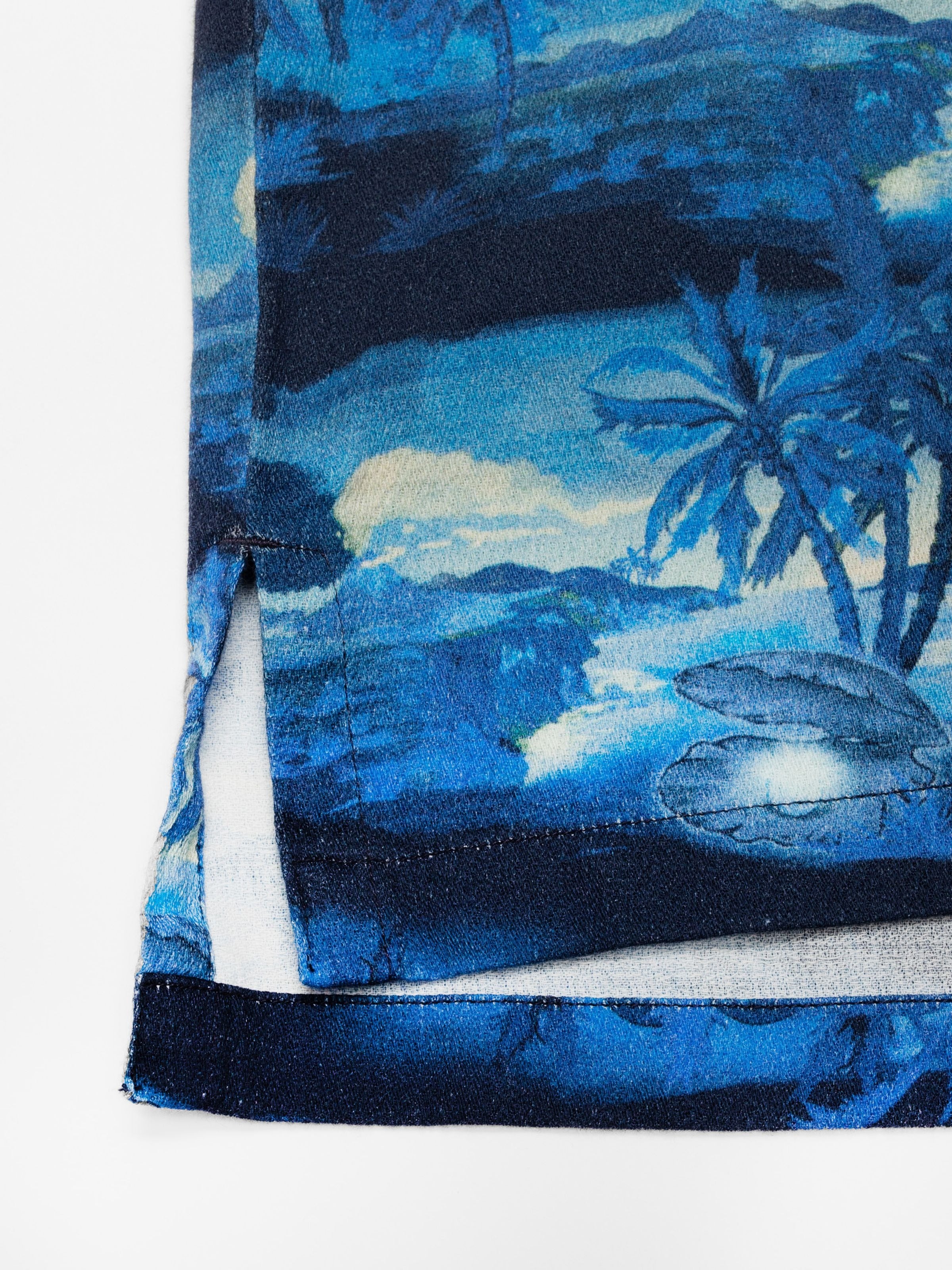 Arvid Pearls Hawaii Shirt - Blueberry
