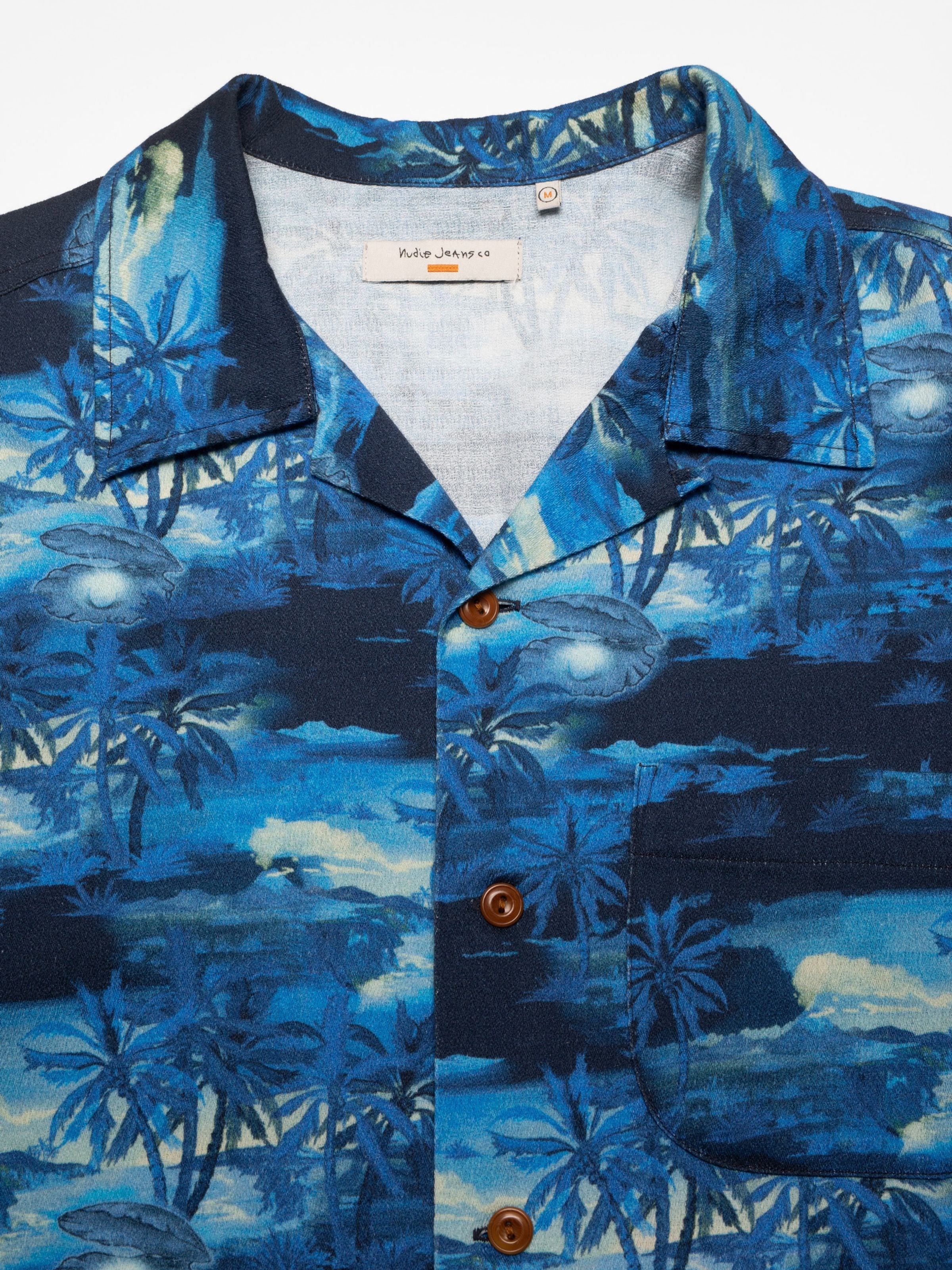 Arvid Pearls Hawaii Shirt - Blueberry
