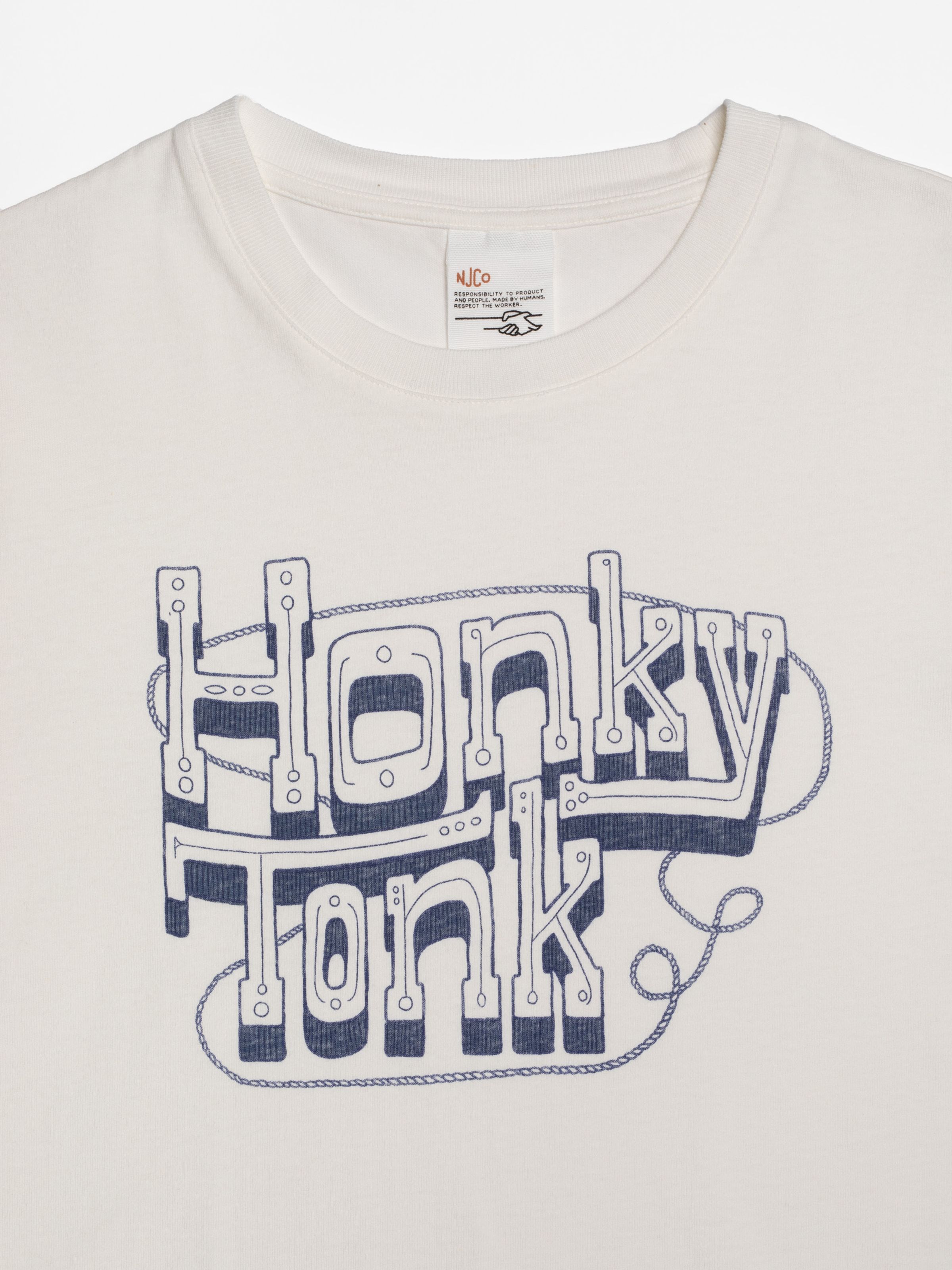 Joni T-Shirt Honky Tonk - Offwhite