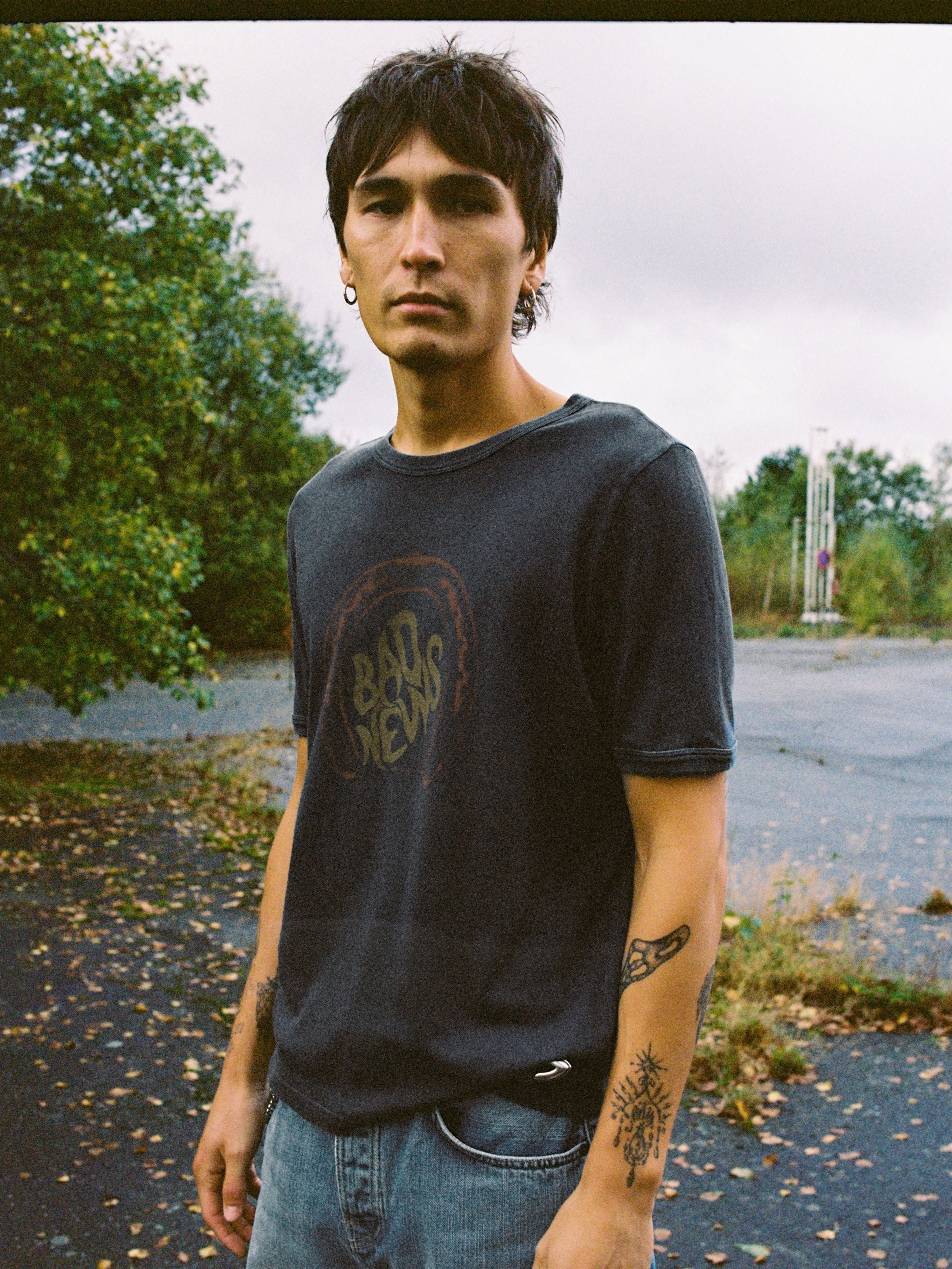 Ricky Bad News T-Shirt - Antracite