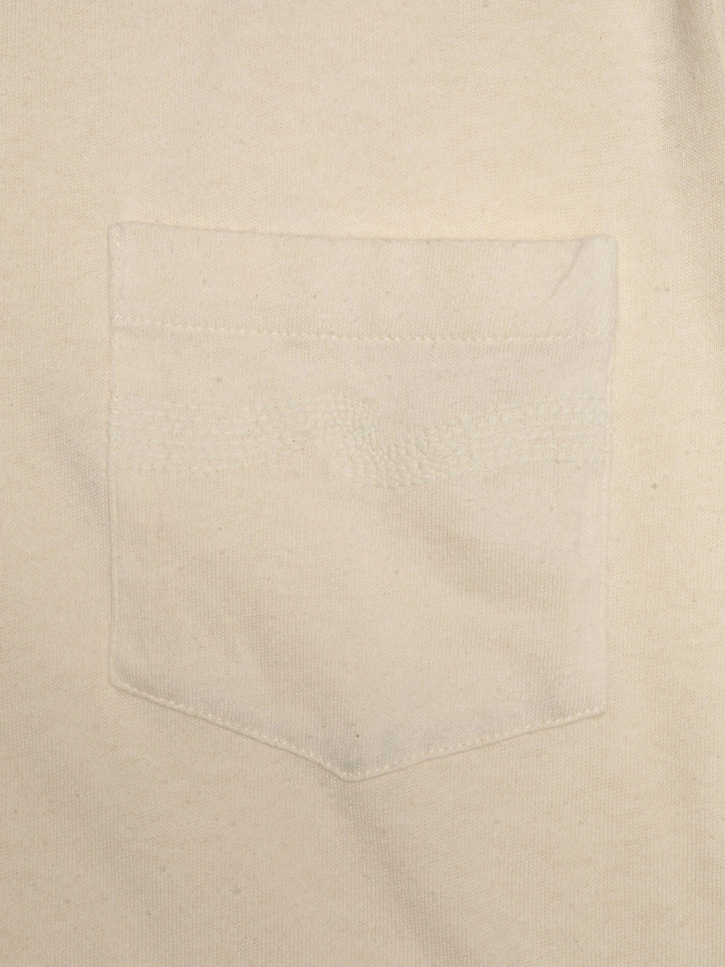 Ricky Embo Pocket T-Shirt - Ecru