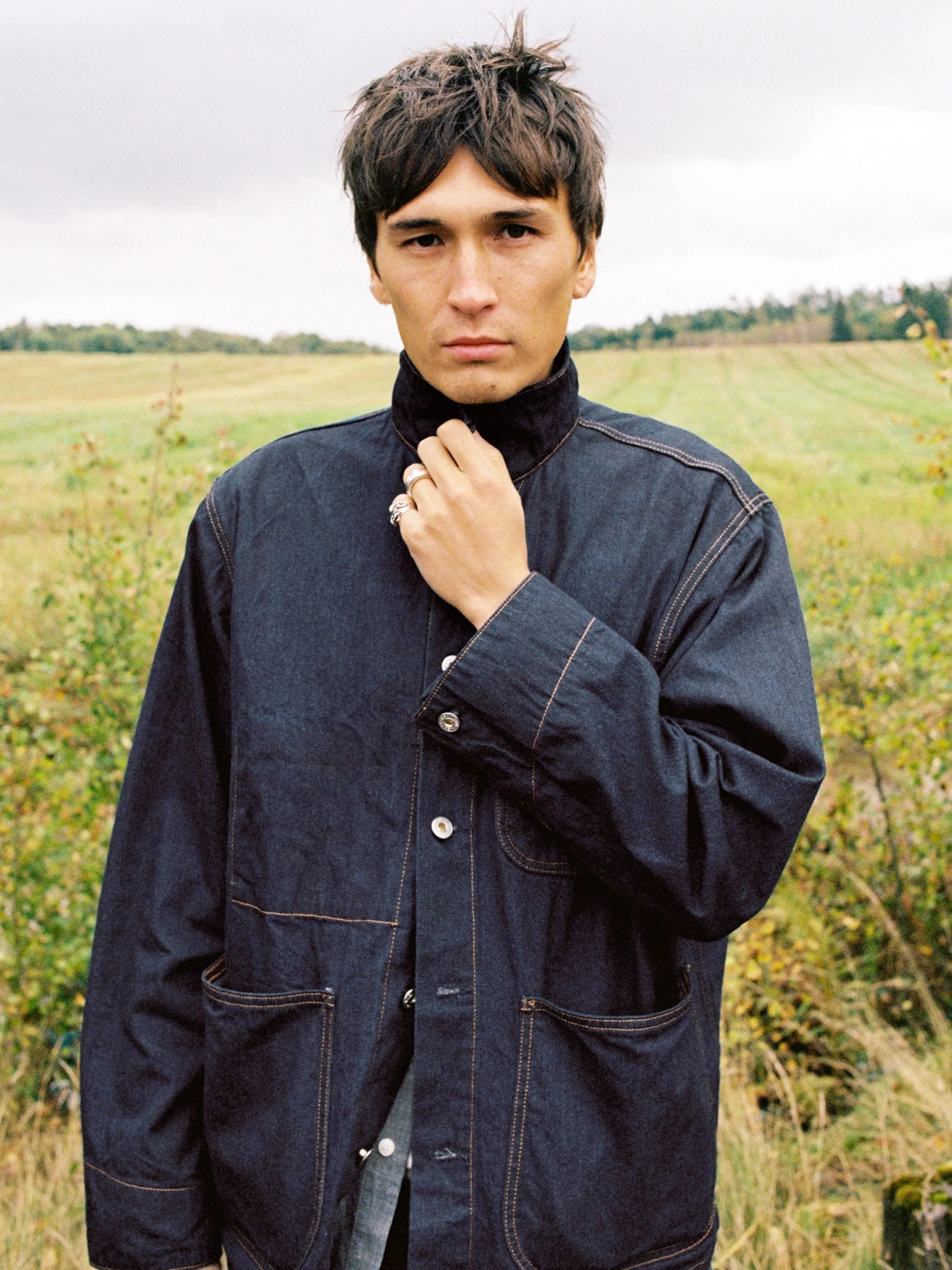 Howie Painter Denim Jacket - Dark Blue