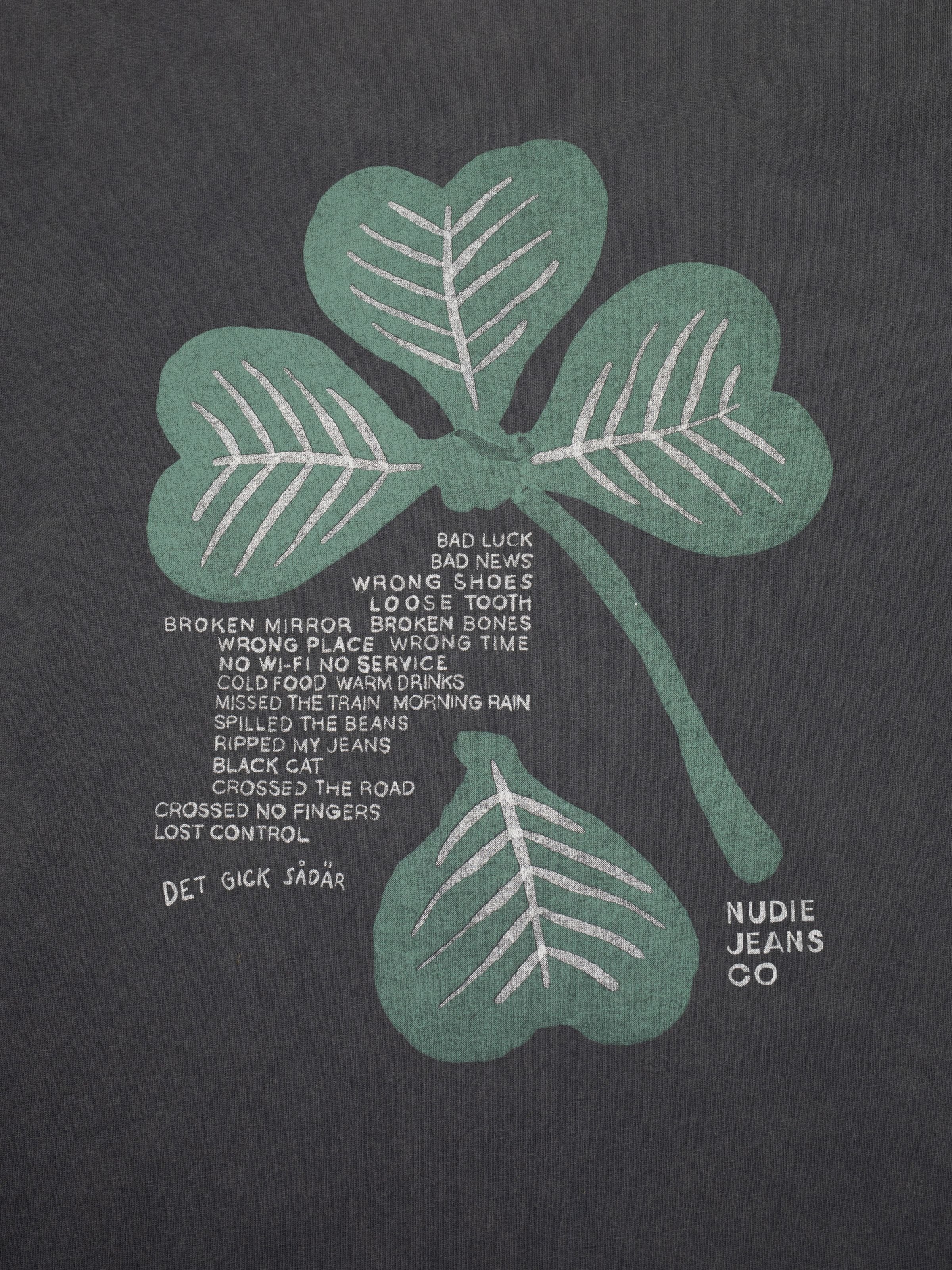 Roy Lost Leaf T-Shirt - Antracite