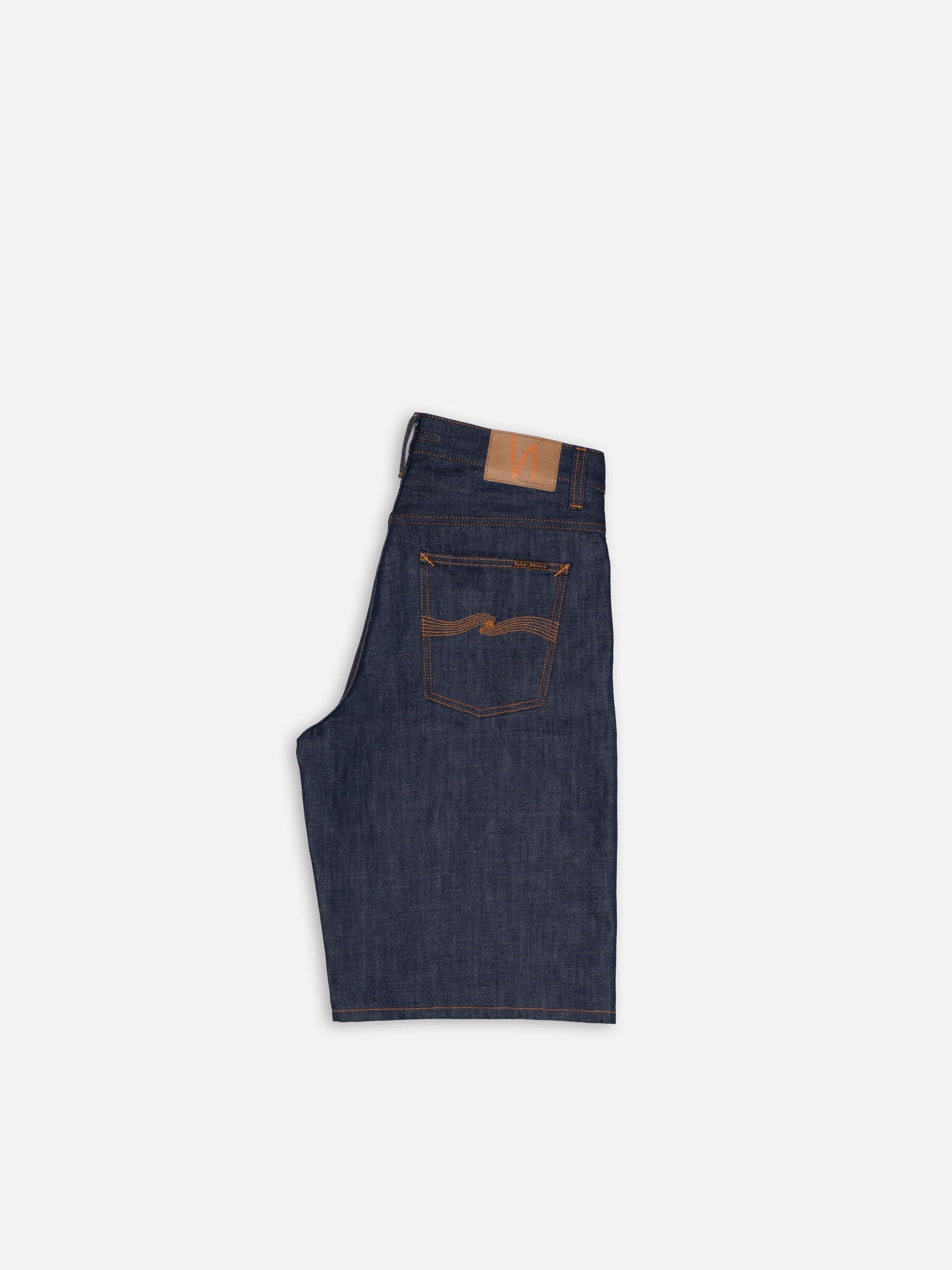 ZEB DENIM SHORTS DRY STREAKY - DARK BLUE