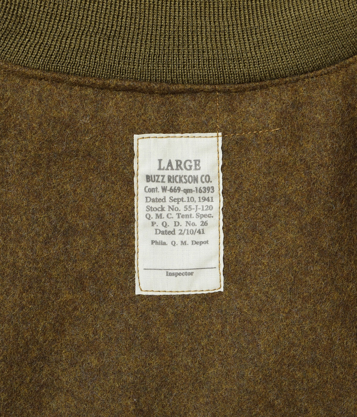 BR15751 Type TANKERS PATCH POCKET “BUZZ RICKSON CO. 2nd ARMOR DIVISION” - 2nd ARMOR DIVISION