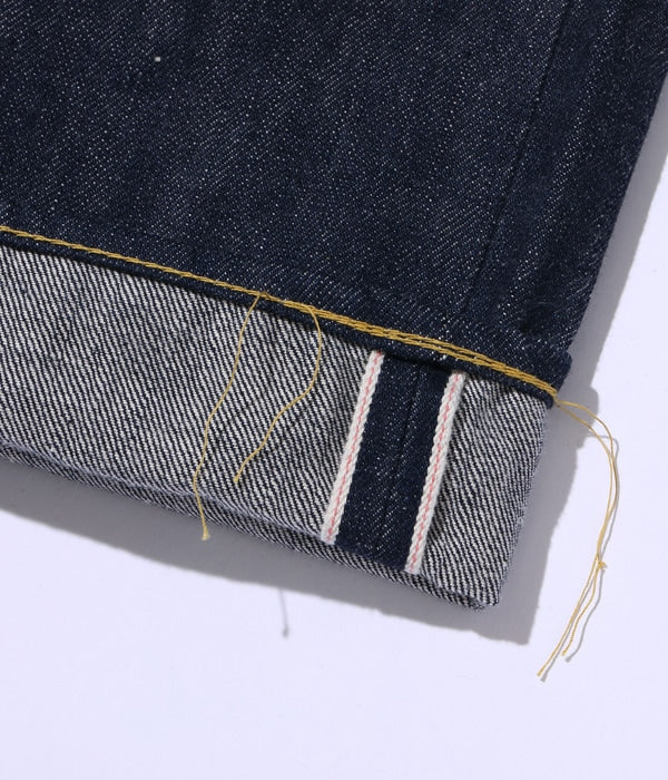 SC49007 SUGAR CANE SUPER “DENIM COLLECTIBLES #07 13.5OZ. BLUE DENIM WAIST OVERALLS “1946 MODE - INDIGO