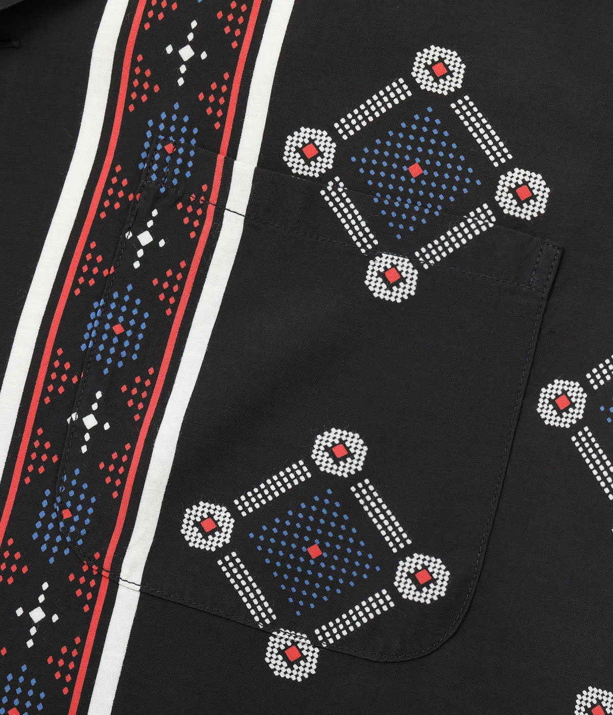 DK39446 DUKE KAHANAMOKU SPECIAL EDITION “WESTCOAST PATTERN” (SHORT SLEEVE) - BLACK
