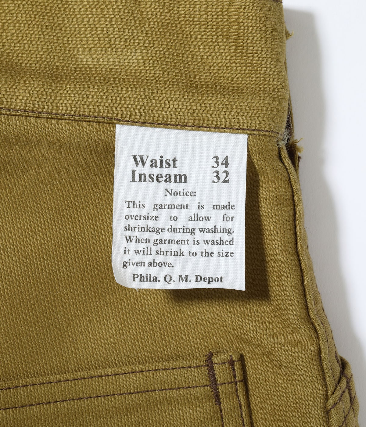 BR42597 AVIATION ASSOCIATES JUNGLE CLOTH ARMY WORKING TROUSERS - KHAKI