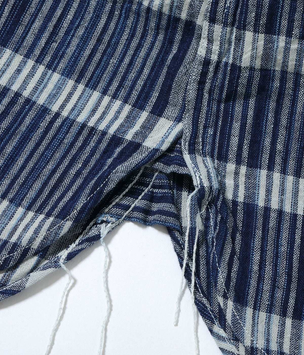 SC29591 FICTION ROMANCE 5oz. INDIGO CHECK WORK SHIRT - NAVY