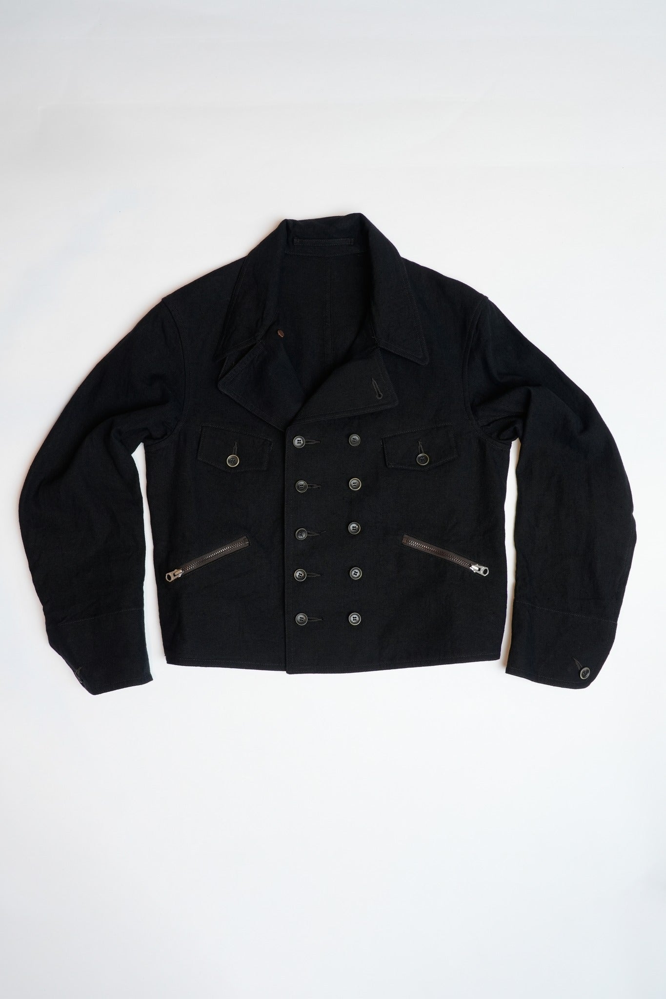 GS2449901 L/C GERMAN M/C JACKET - BLACK