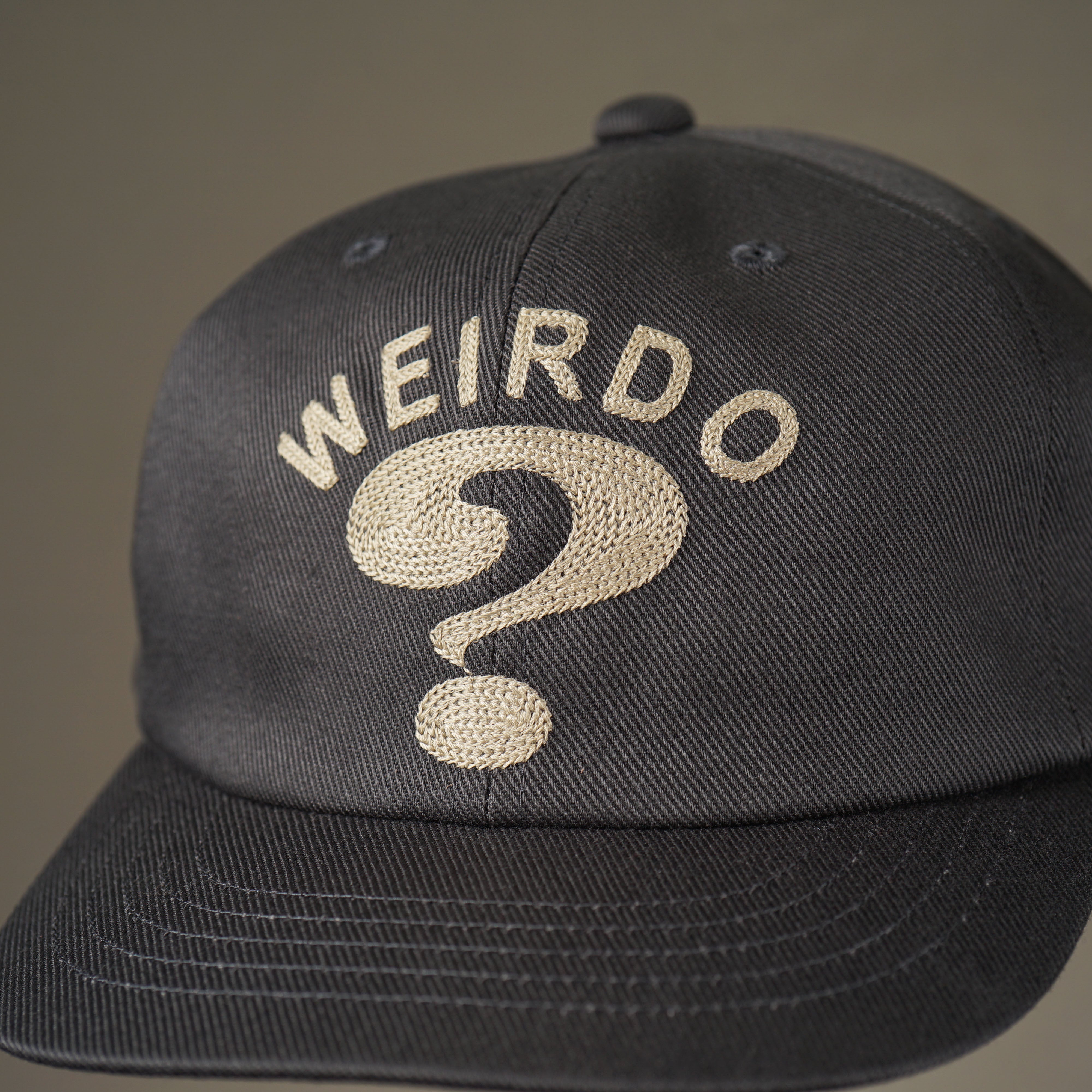 WEIRDO? - BASEBALL CAP - BLACK