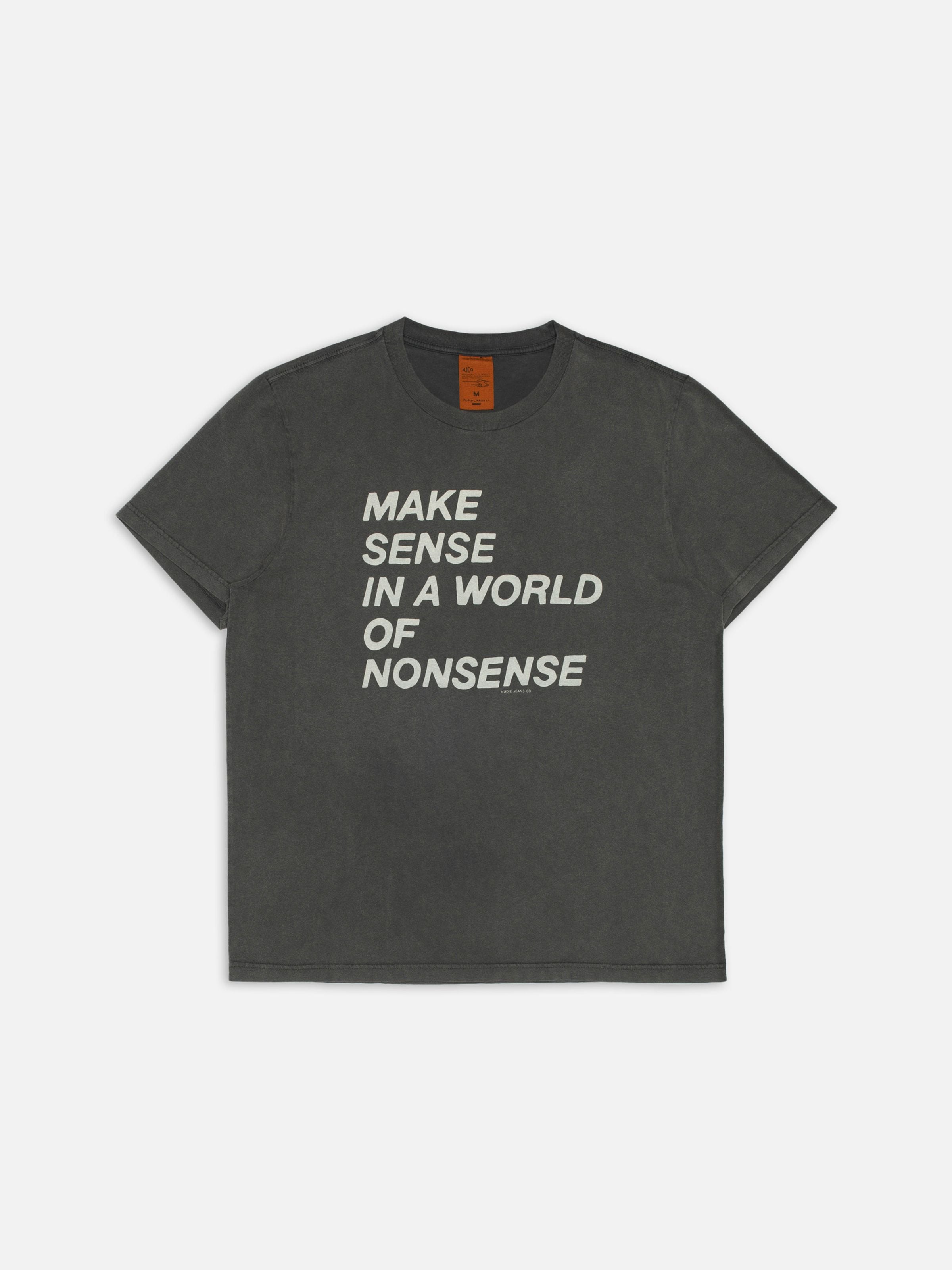 Roy T-Shirt Make Sense - Antracite