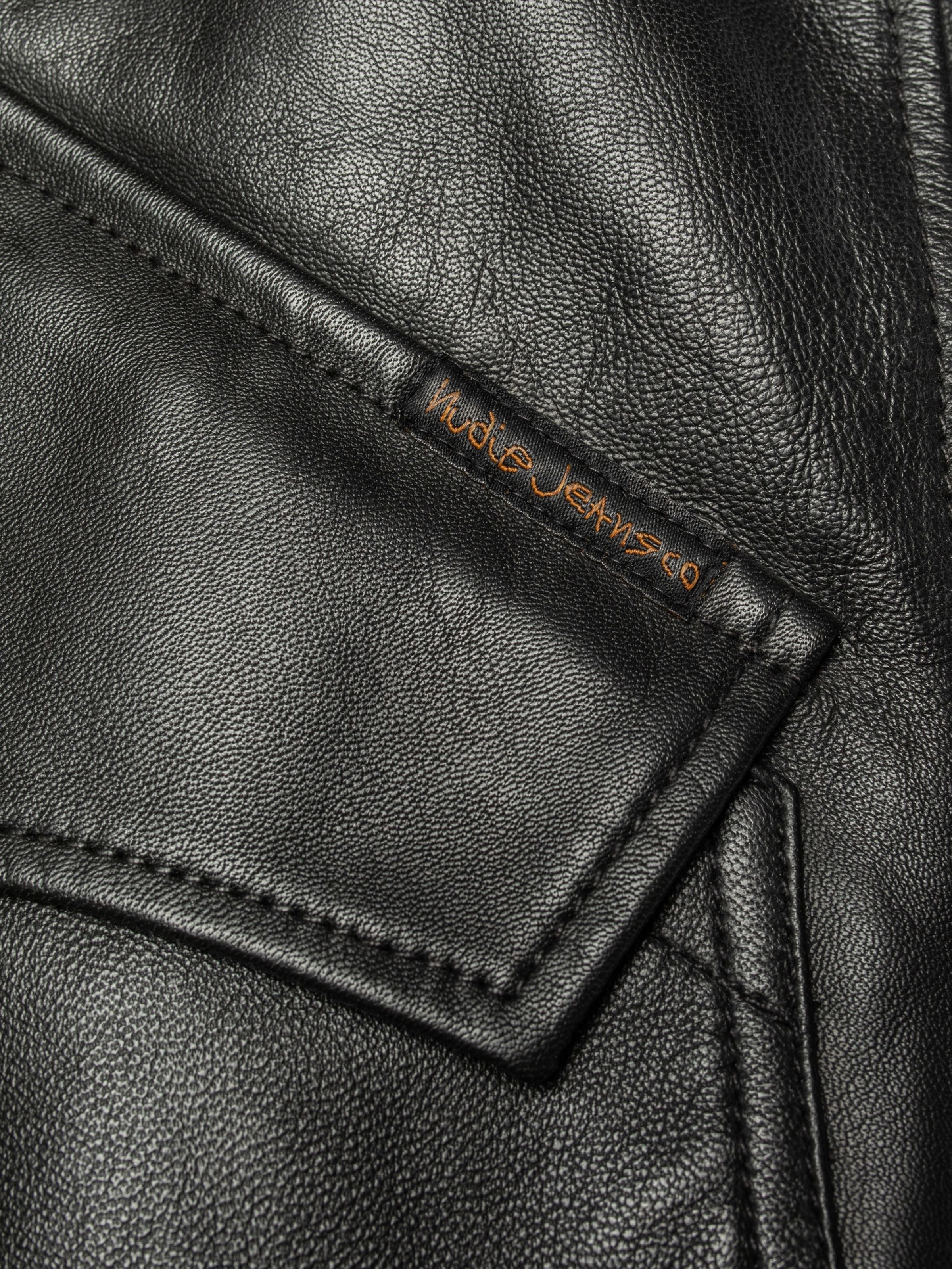 Blake Zip Jacket Leather - Black