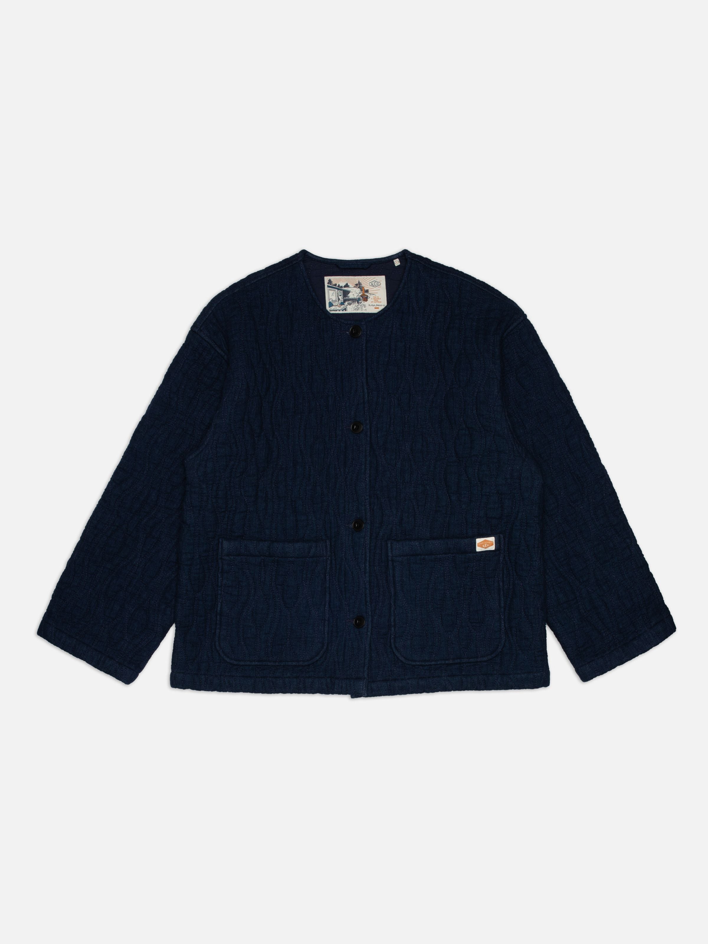 Sandra Jacket - Indigo Quilt