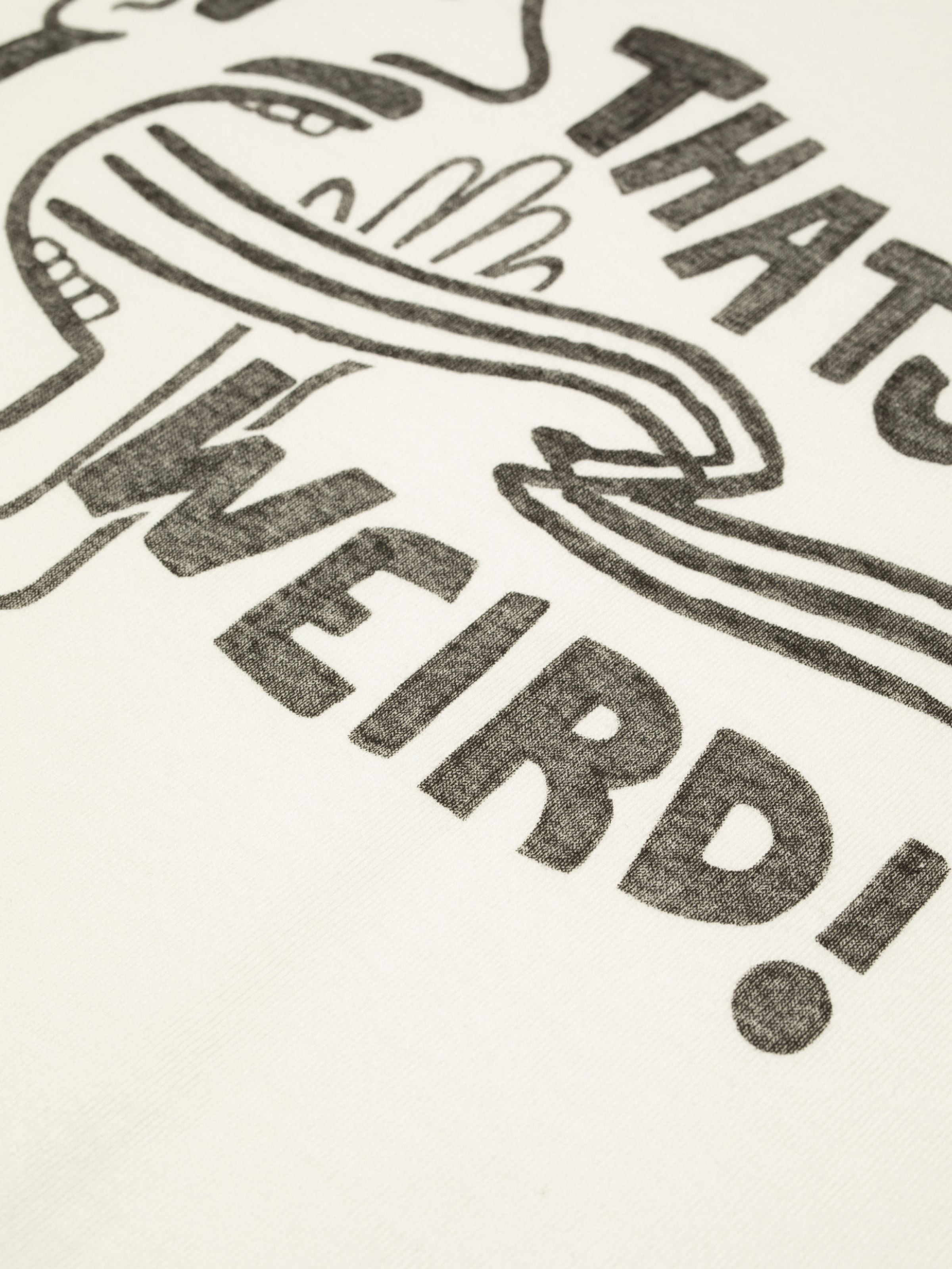 Koffe T-Shirt Thats Weird - Chalk White