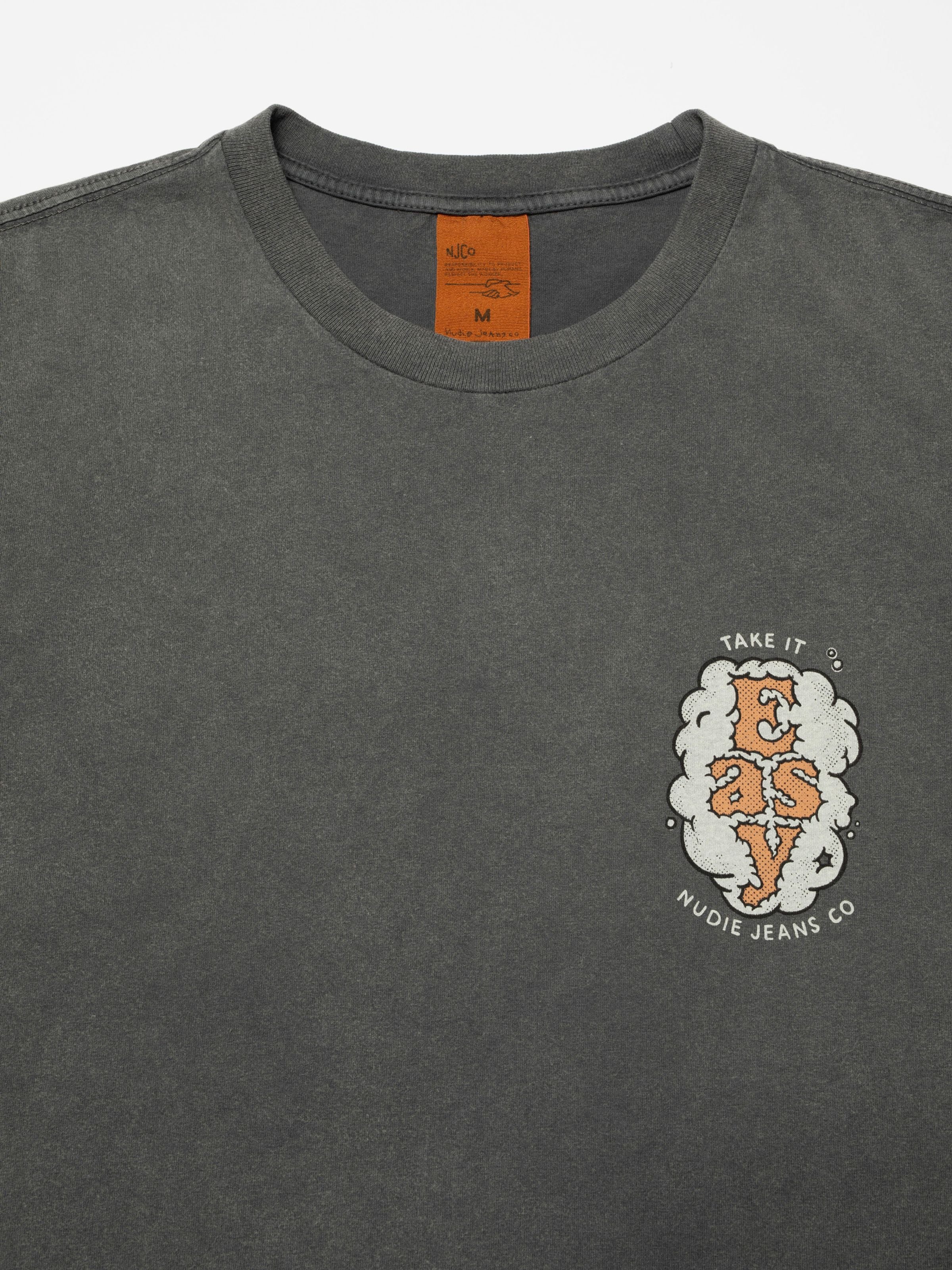 Roy T-Shirt Easy Cloud - Antracite