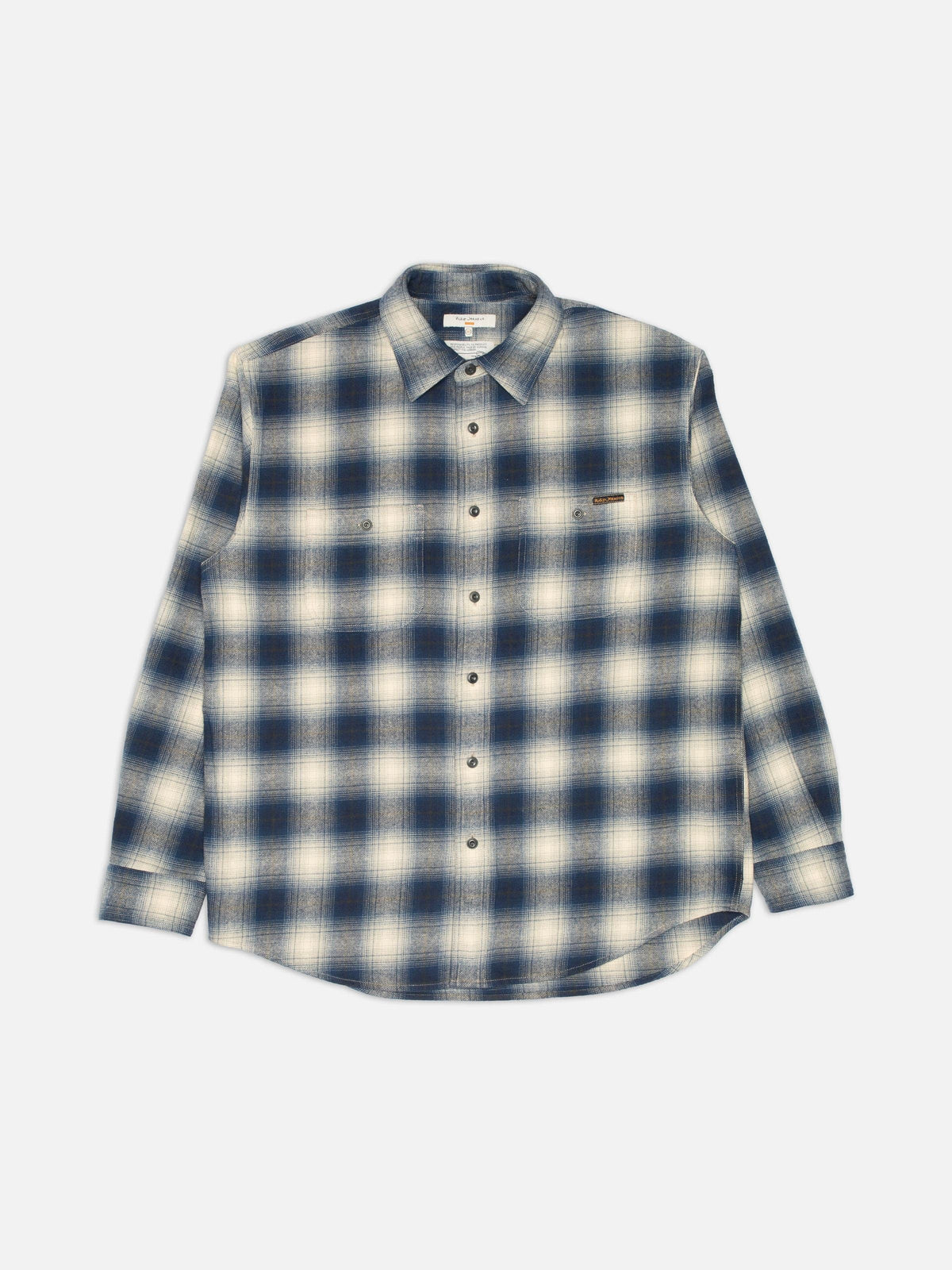 Julian Worker Shirt Checked - Blue