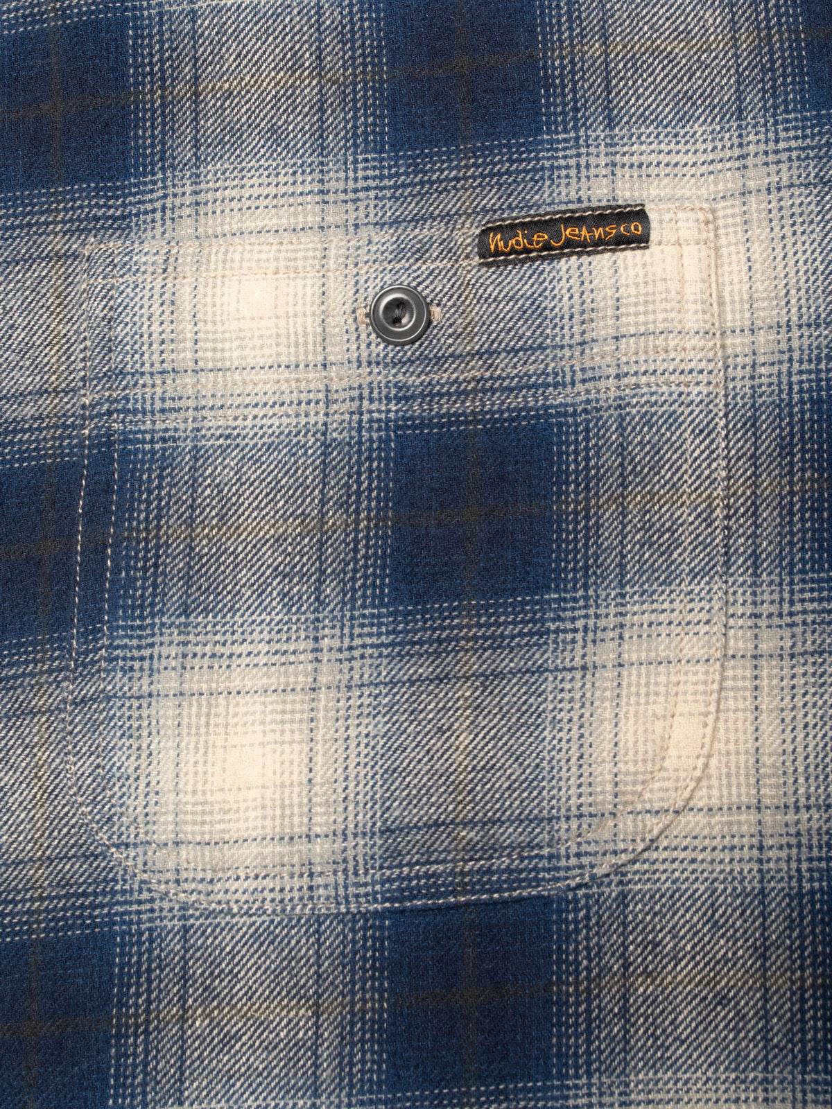 Julian Worker Shirt Checked - Blue