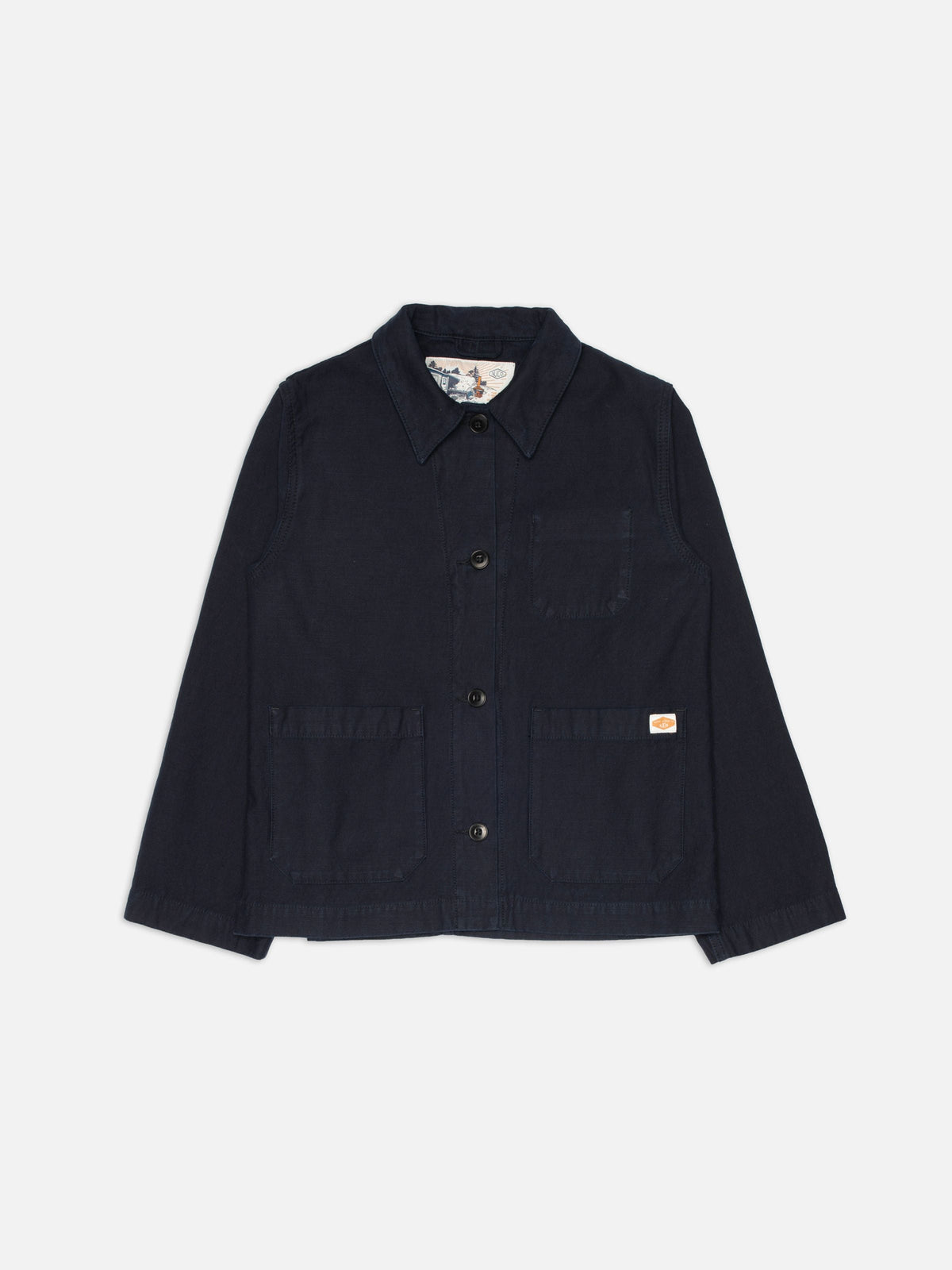 Lovis Jacket Back Sateen - Indigo
