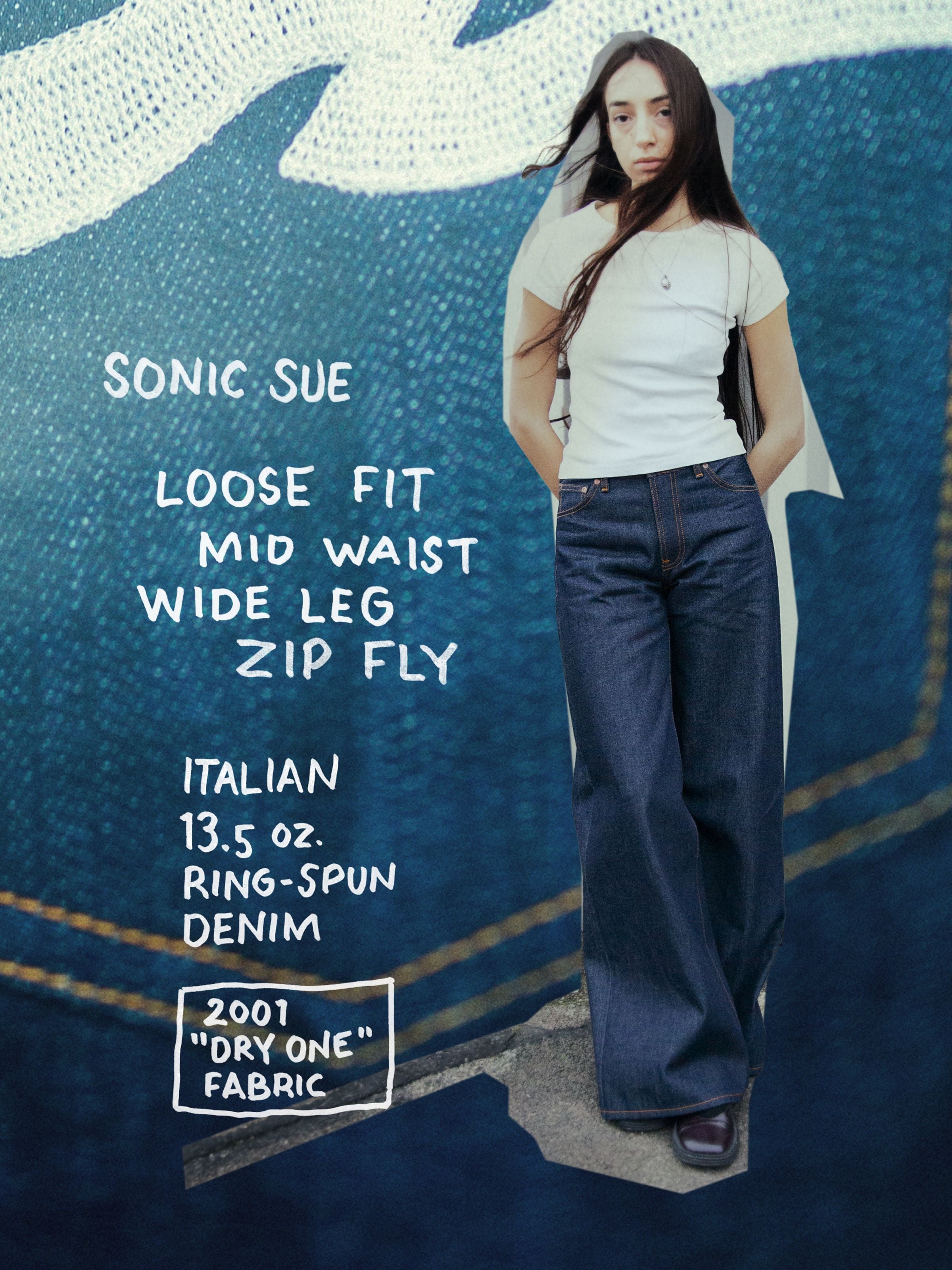 Sonic Sue - Dry Ecru Waves