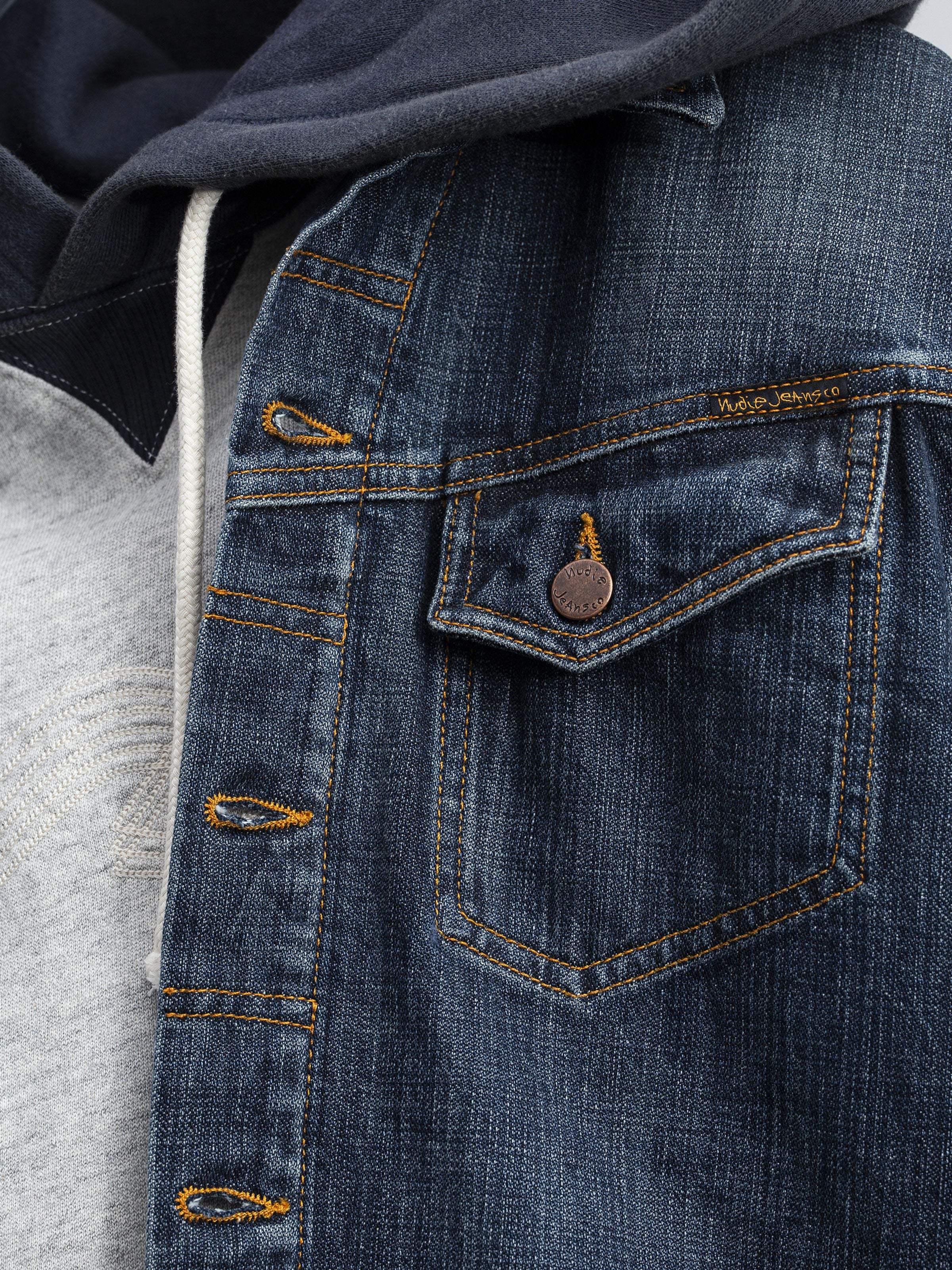 Conny Denim Jacket - Big Wave Blue